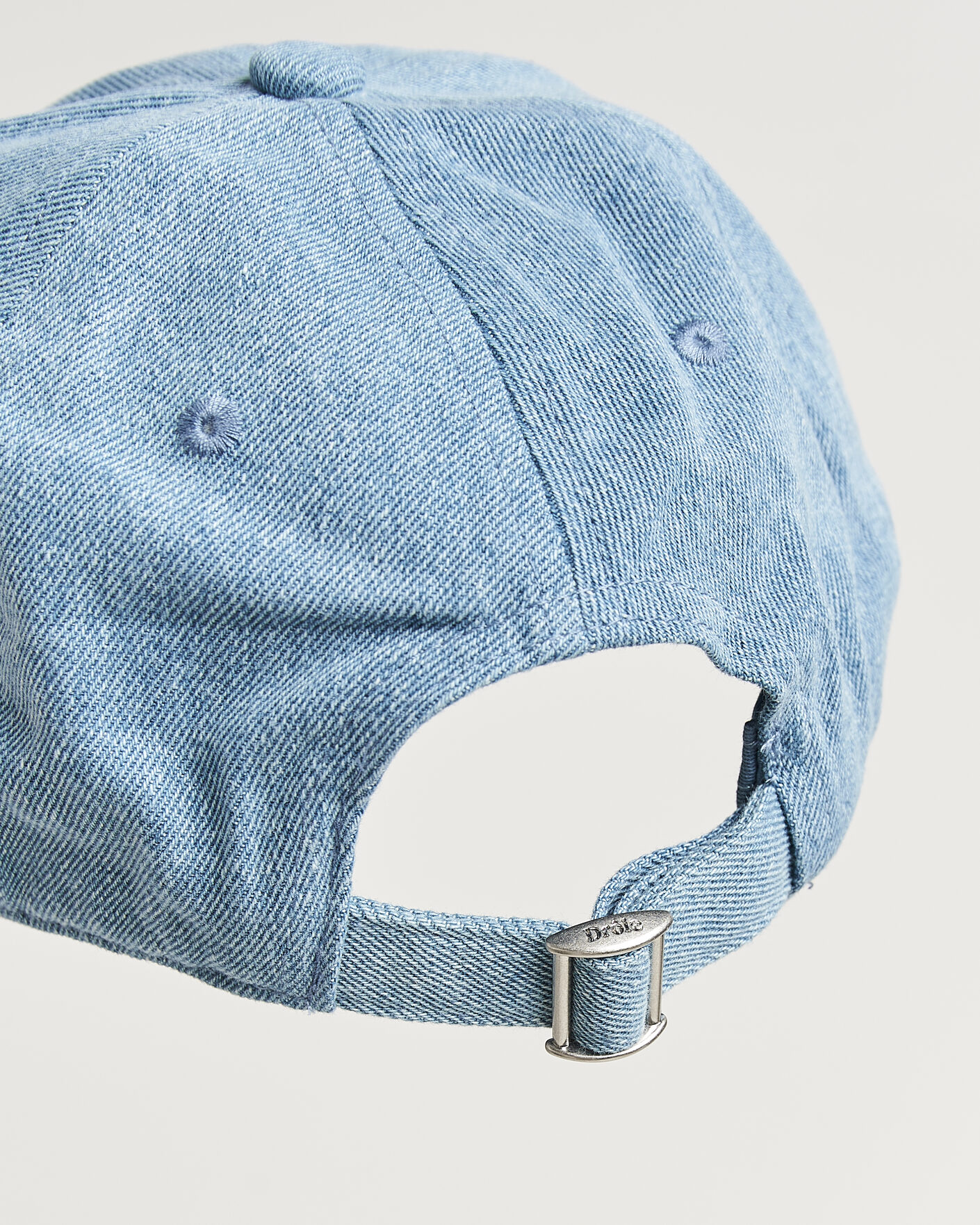Homme | Bobs Et Casquettes | Drôle de Monsieur | Slogan Denim Baseball Cap Blue
