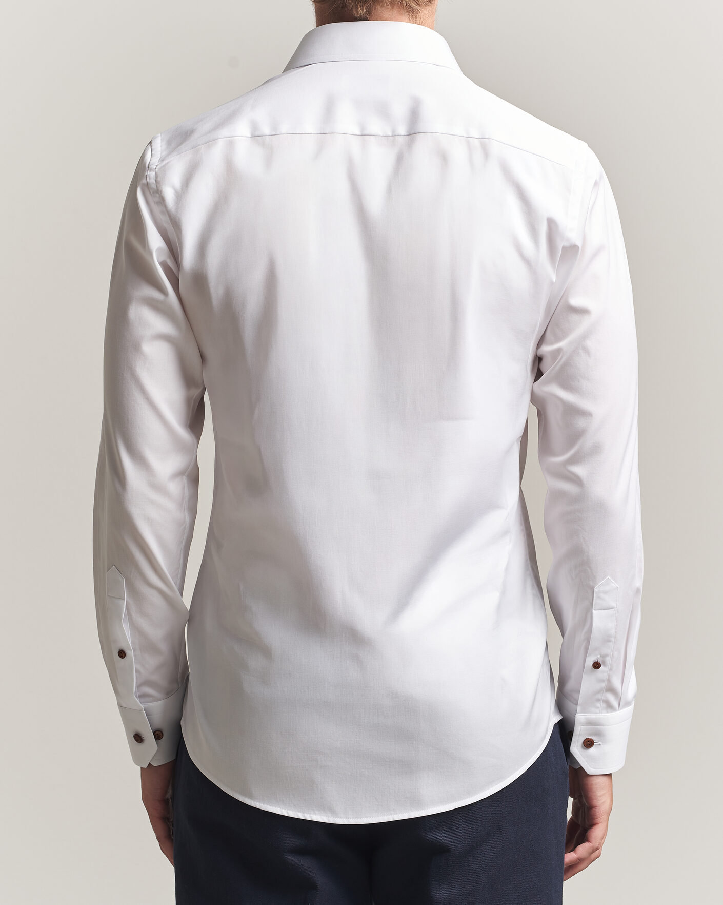Homme | Chemises | Eton | Slim Fit Signature Twill Contrast Shirt White