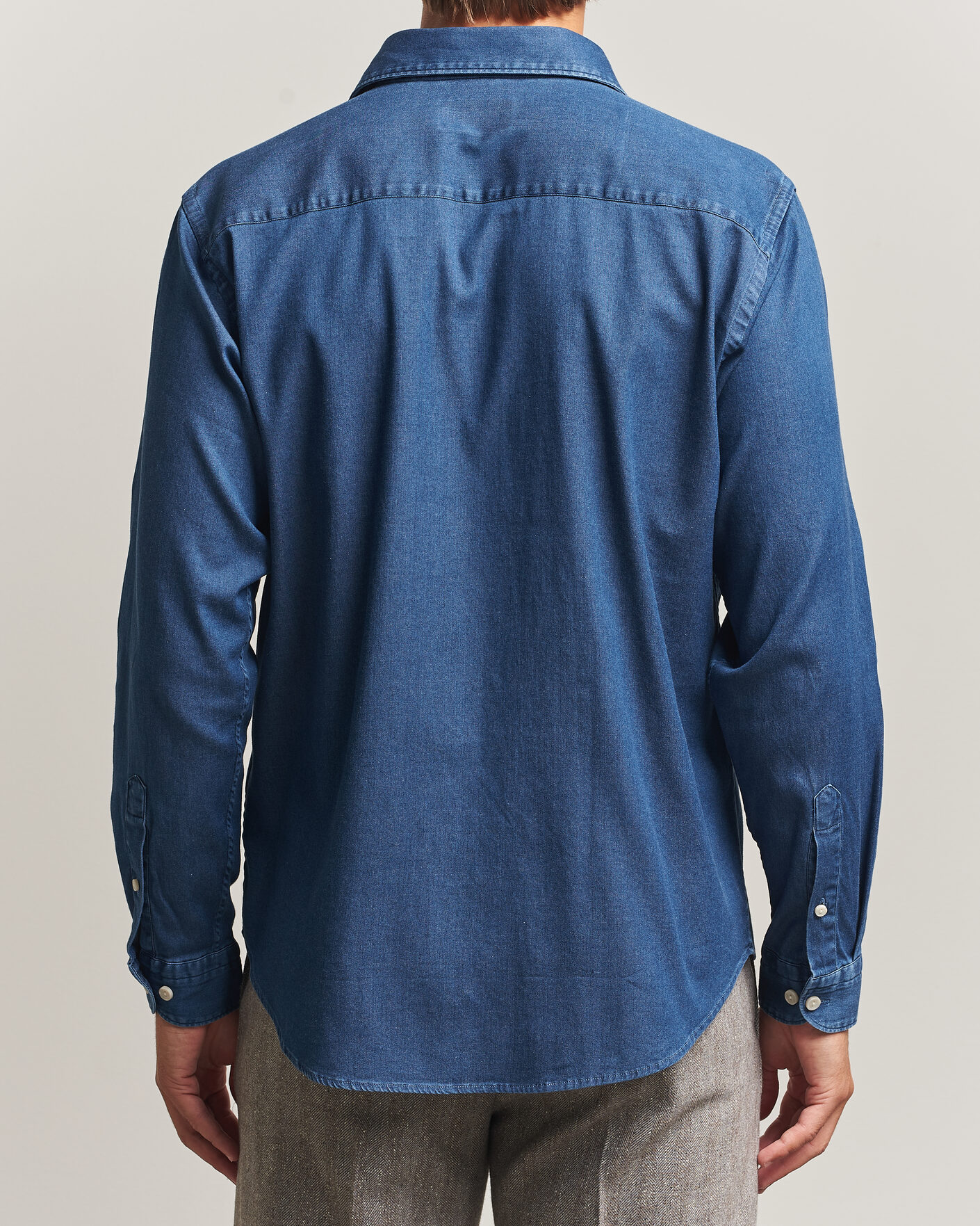 Homme | Chemises | Eton | Casual Fit Denim Shirt Dark Wash
