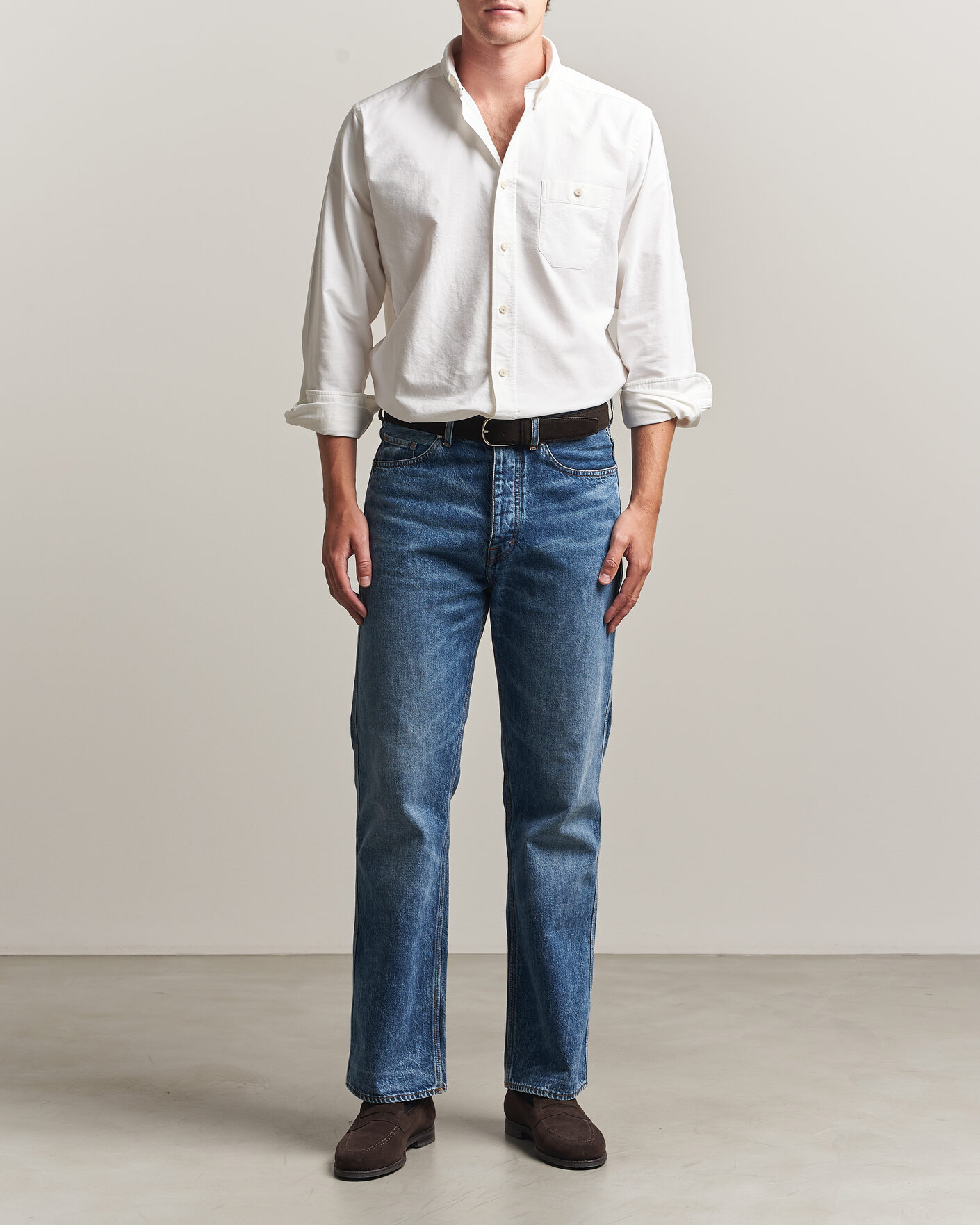 Homme | Chemises | Eton | Regular Fit Ivy Oxford Shirt White