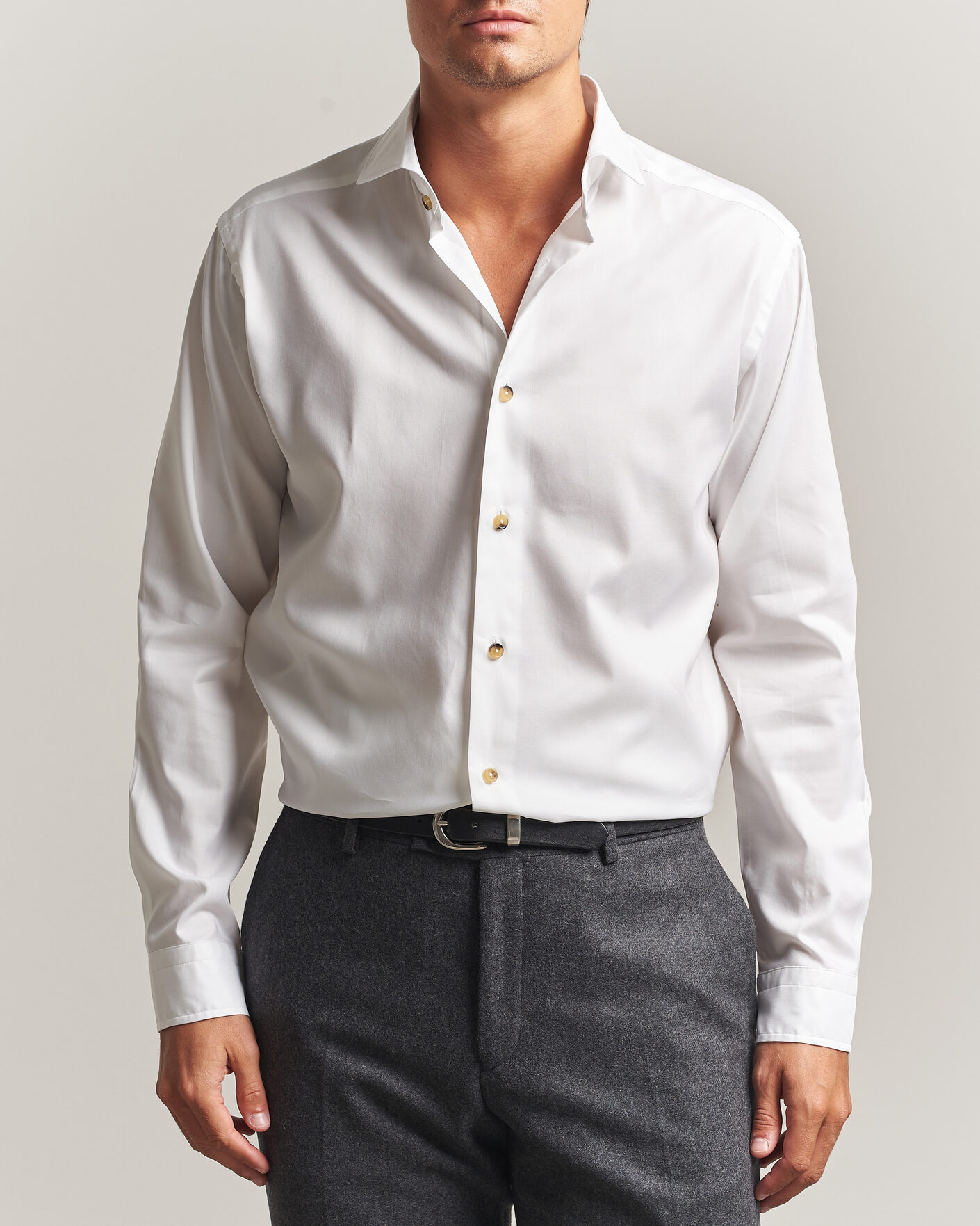 Heren | Overhemden | Eton | Signature Oxford Shirt White