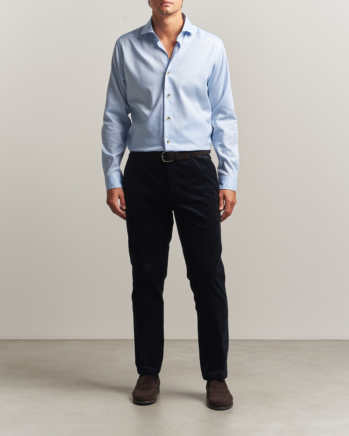 Heren | Overhemden | Eton | Signature Oxford Shirt Light Blue