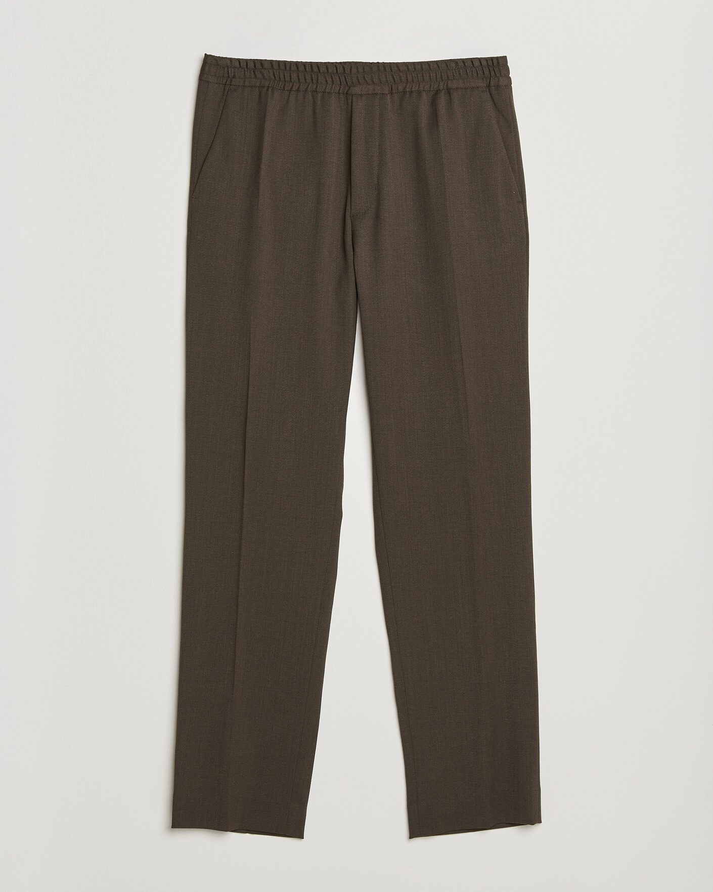 Homme | Pantalons | Filippa K | Theo Relaxed Wool Trousers Walnut Brown