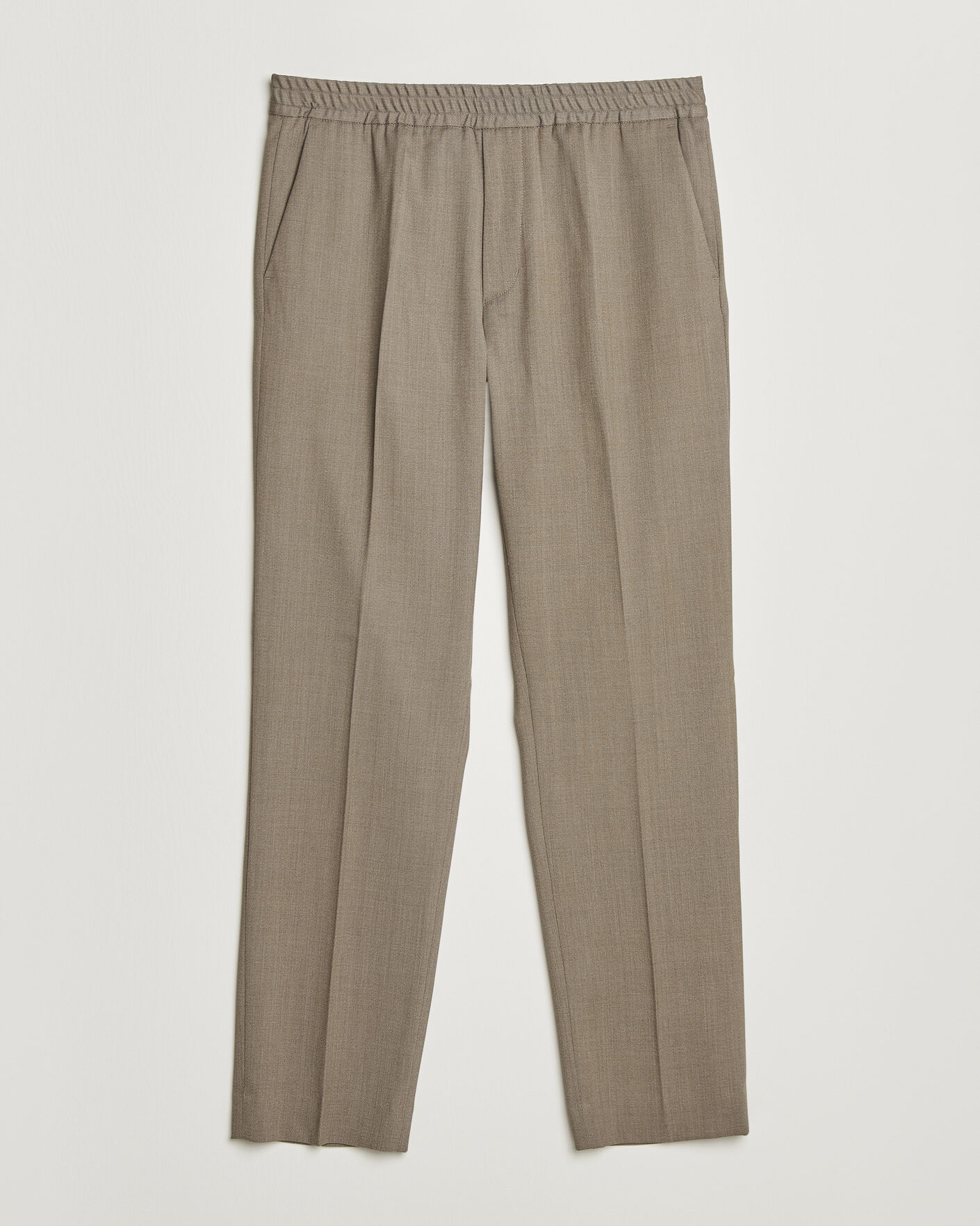 Homme | Pantalons | Filippa K | Theo Relaxed Wool Trousers Stone Taupe