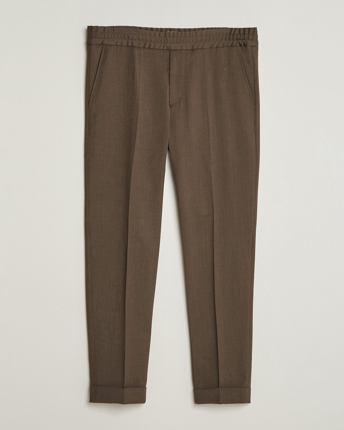 Heren | Broeken | Filippa K | Terry Wool Trousers Walnut Brown