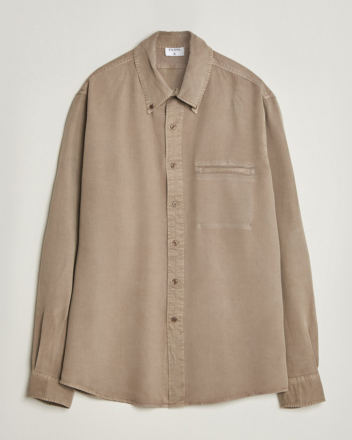 Homme | Chemises | Filippa K | Zack Lyocell Shirt Stone Taupe
