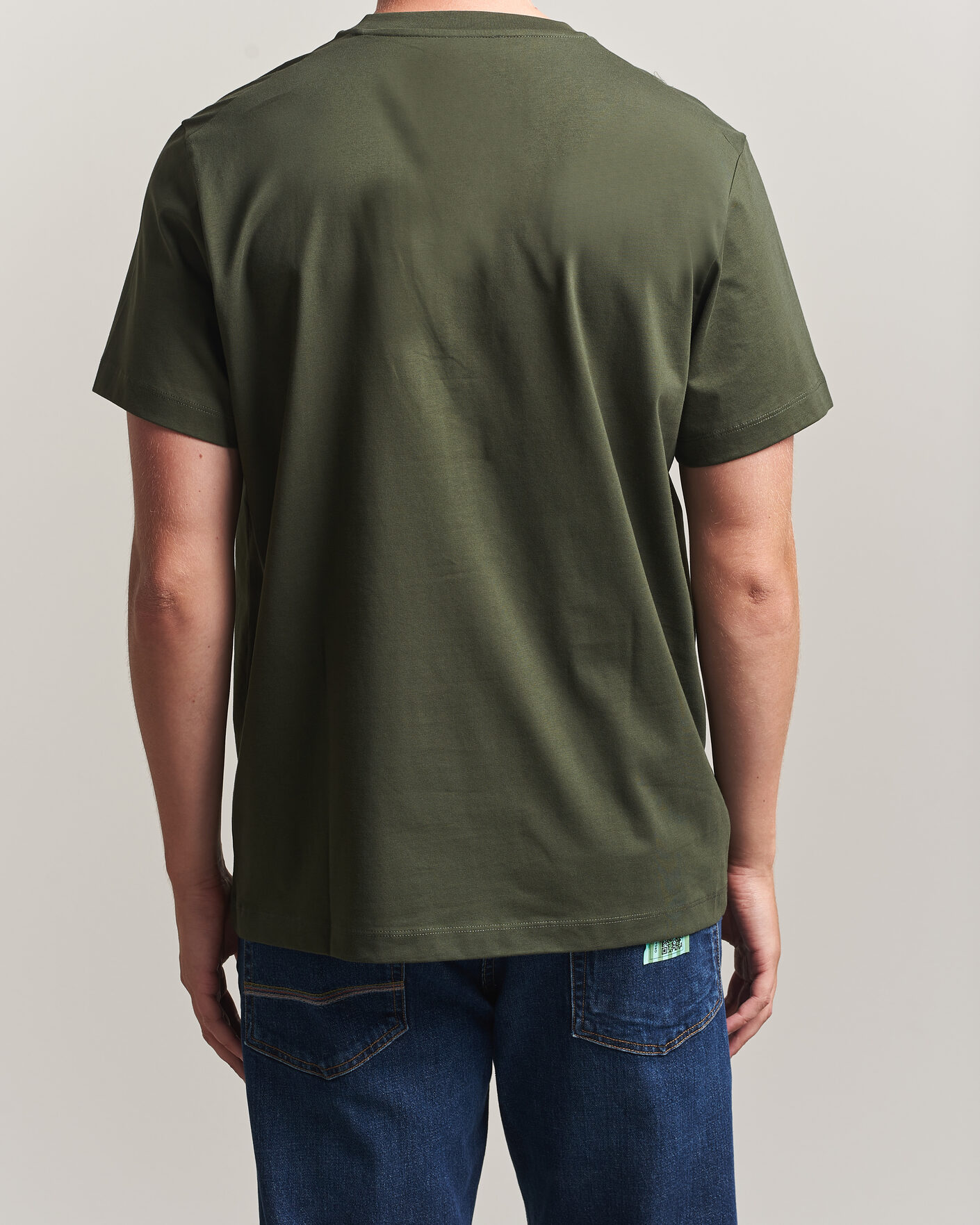Homme | T-shirts | Filippa K | Filip Crew Neck T-Shirt Night Green