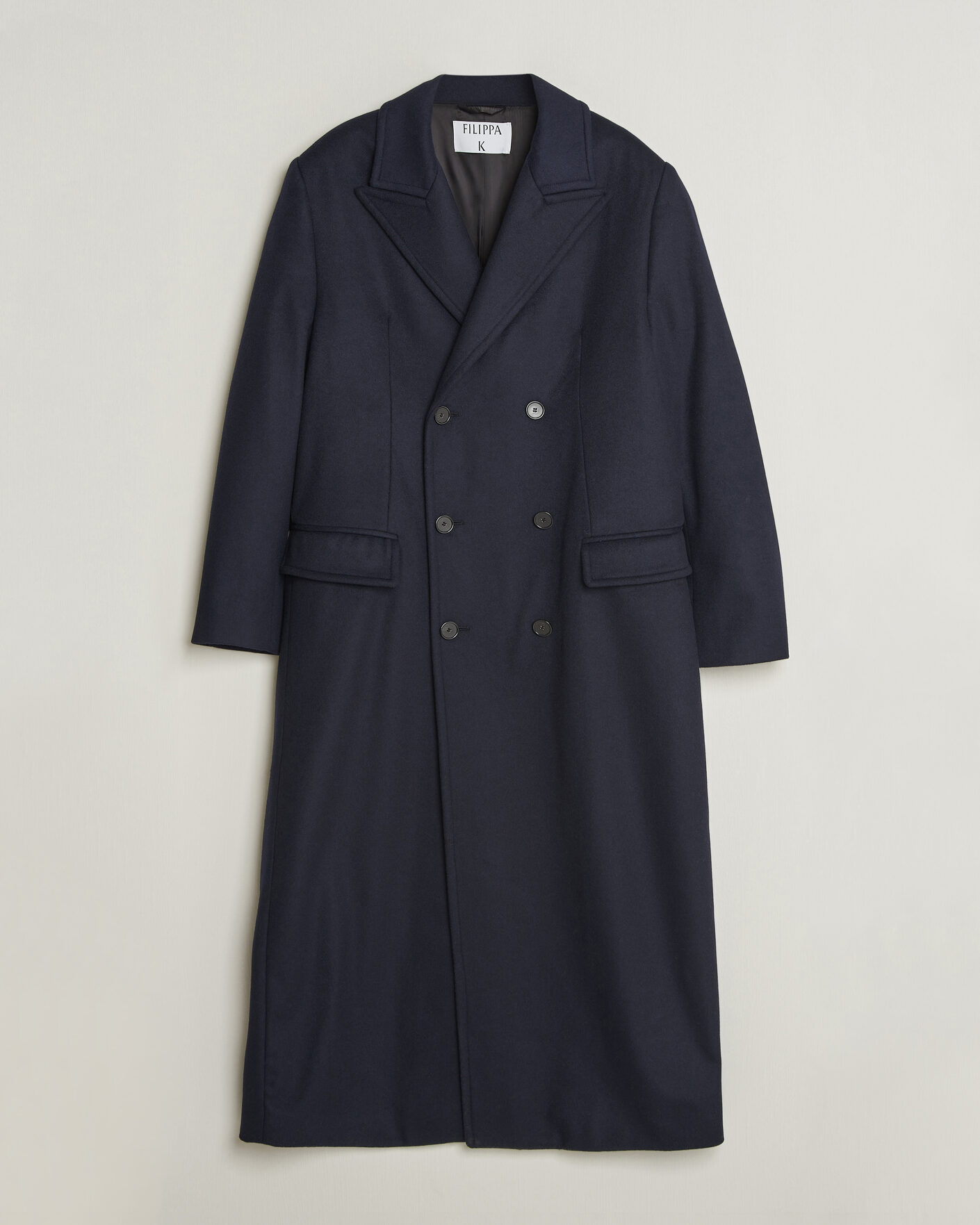 Homme | Manteaux Et Vestes | Filippa K | Damian Wool Coat French Navy