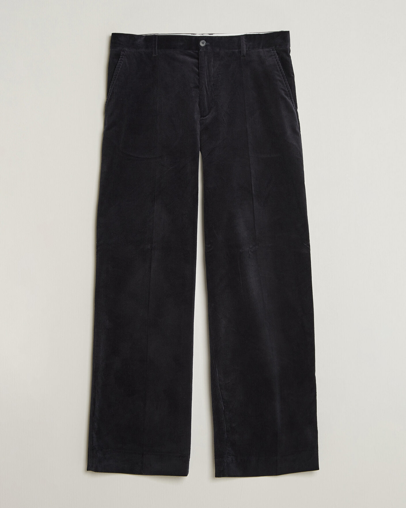 Homme | Pantalons | Filippa K | Hector Corduroy Trousers Dark Navy