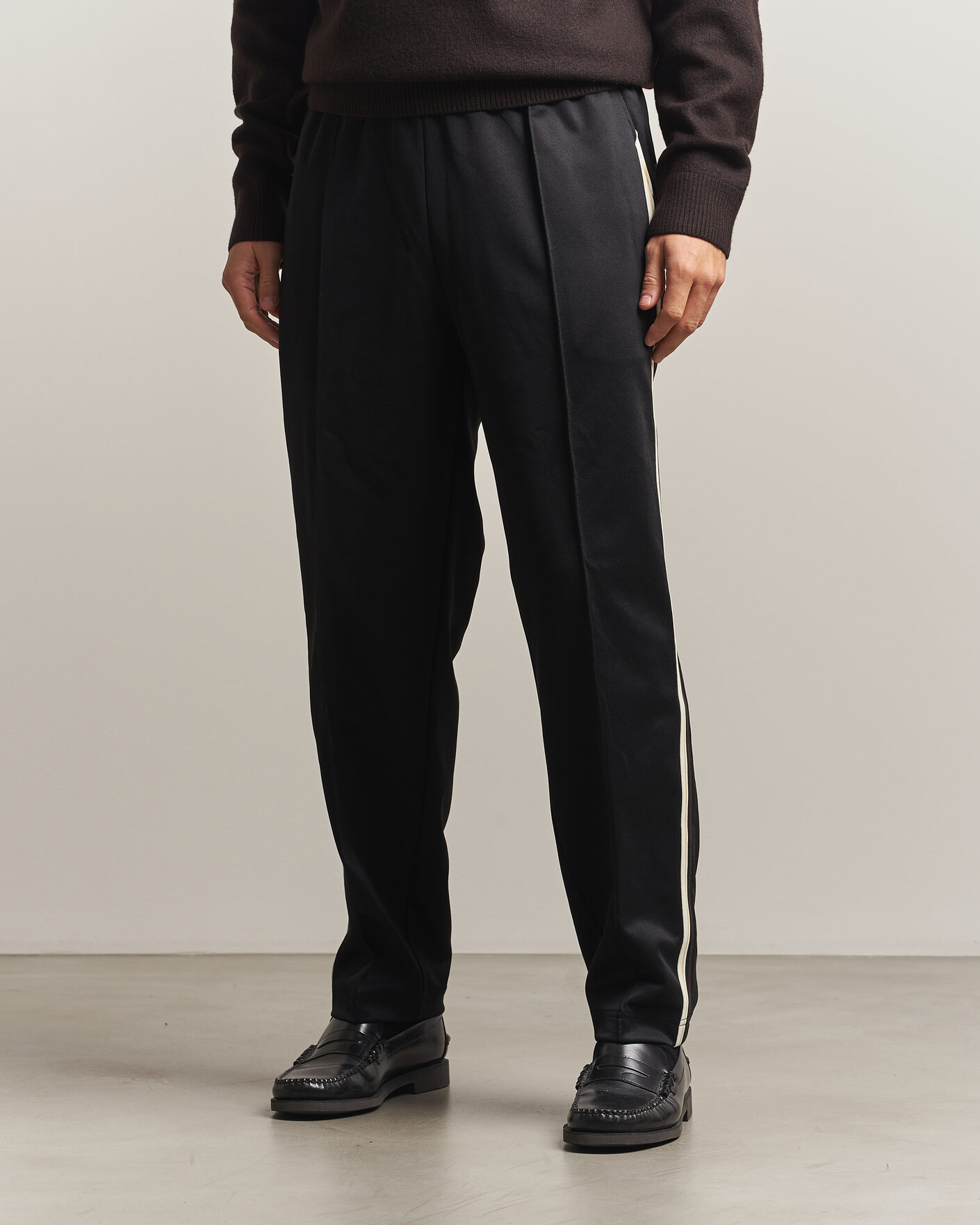 Heren | Broeken | Fred Perry | Tipped Taped Track Pants Black