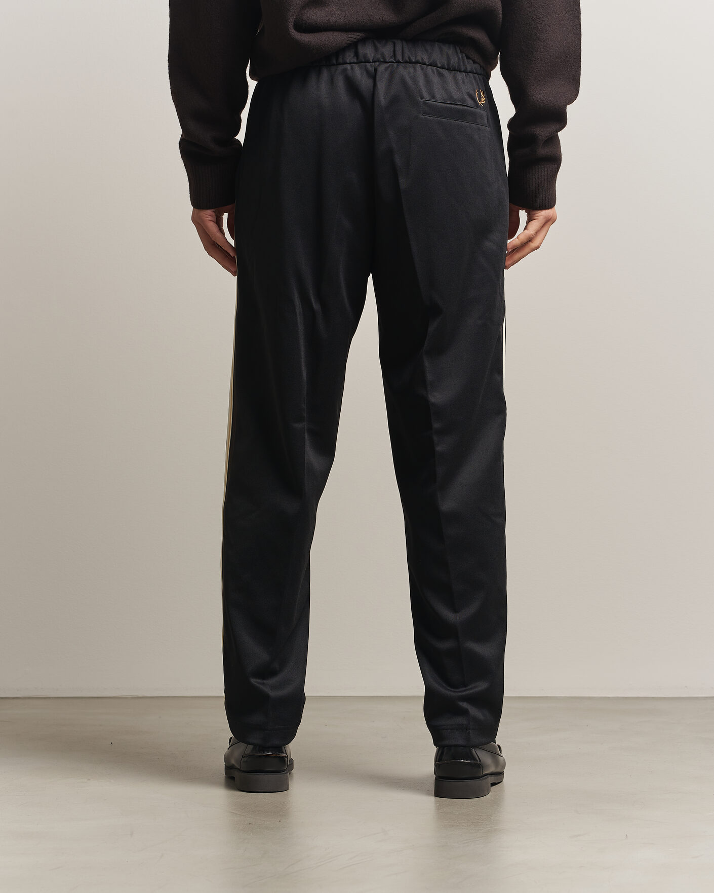 Heren | Broeken | Fred Perry | Tipped Taped Track Pants Black