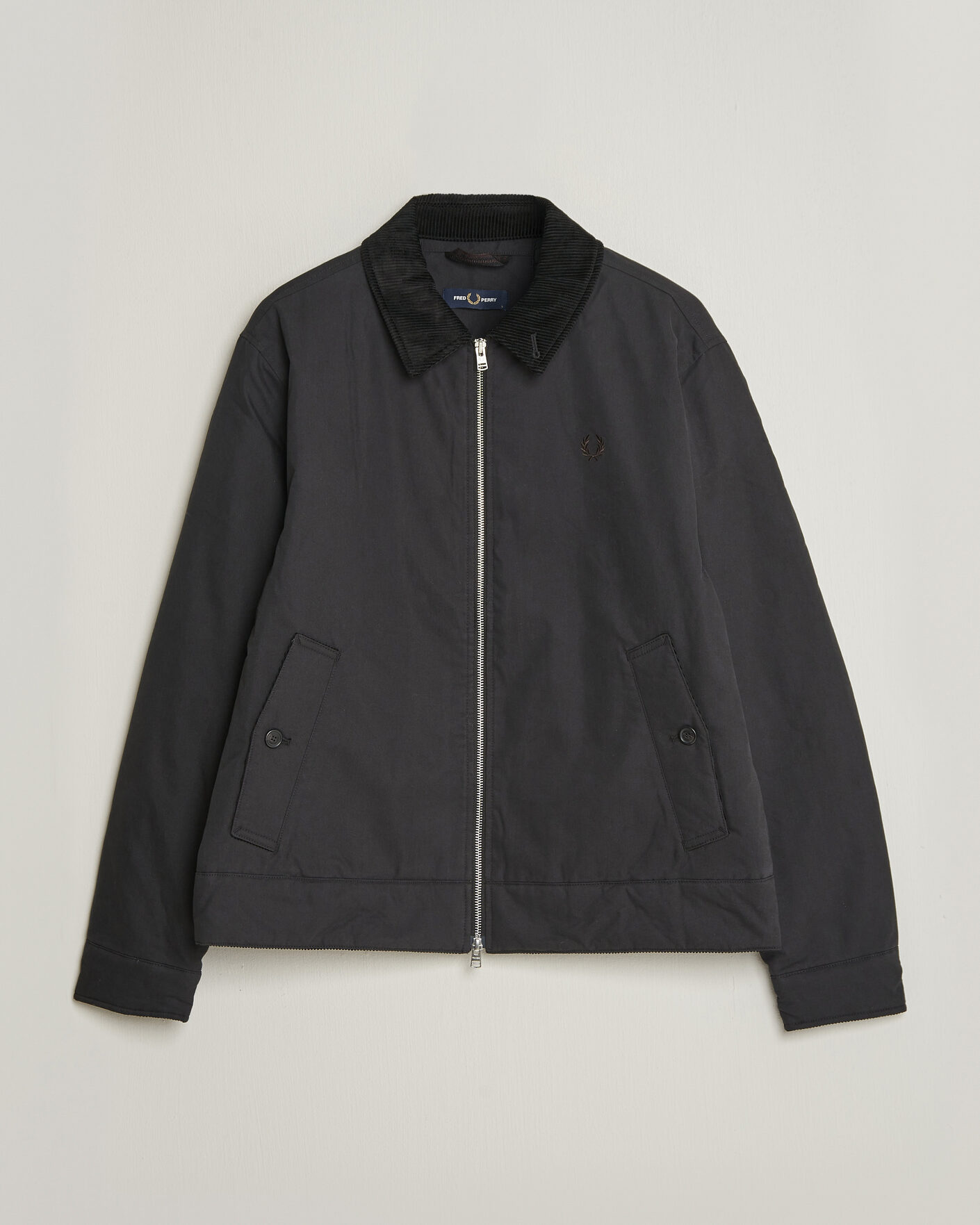 Homme | Manteaux Et Vestes | Fred Perry | Cotton Caban Jacket Black