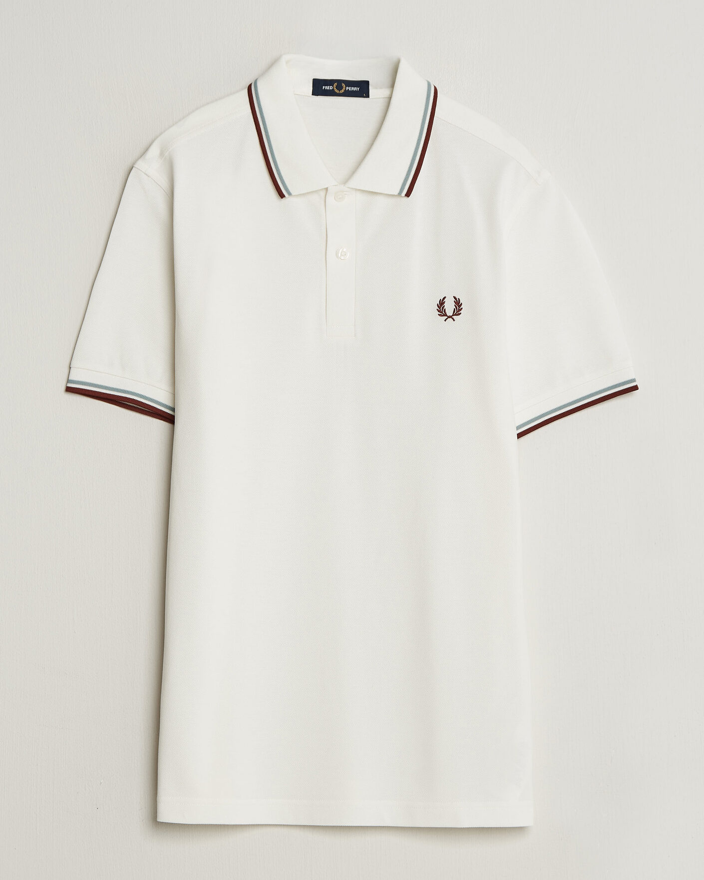 Heren | Polo's | Fred Perry | Twin Tipped Polo Shirt Ecru