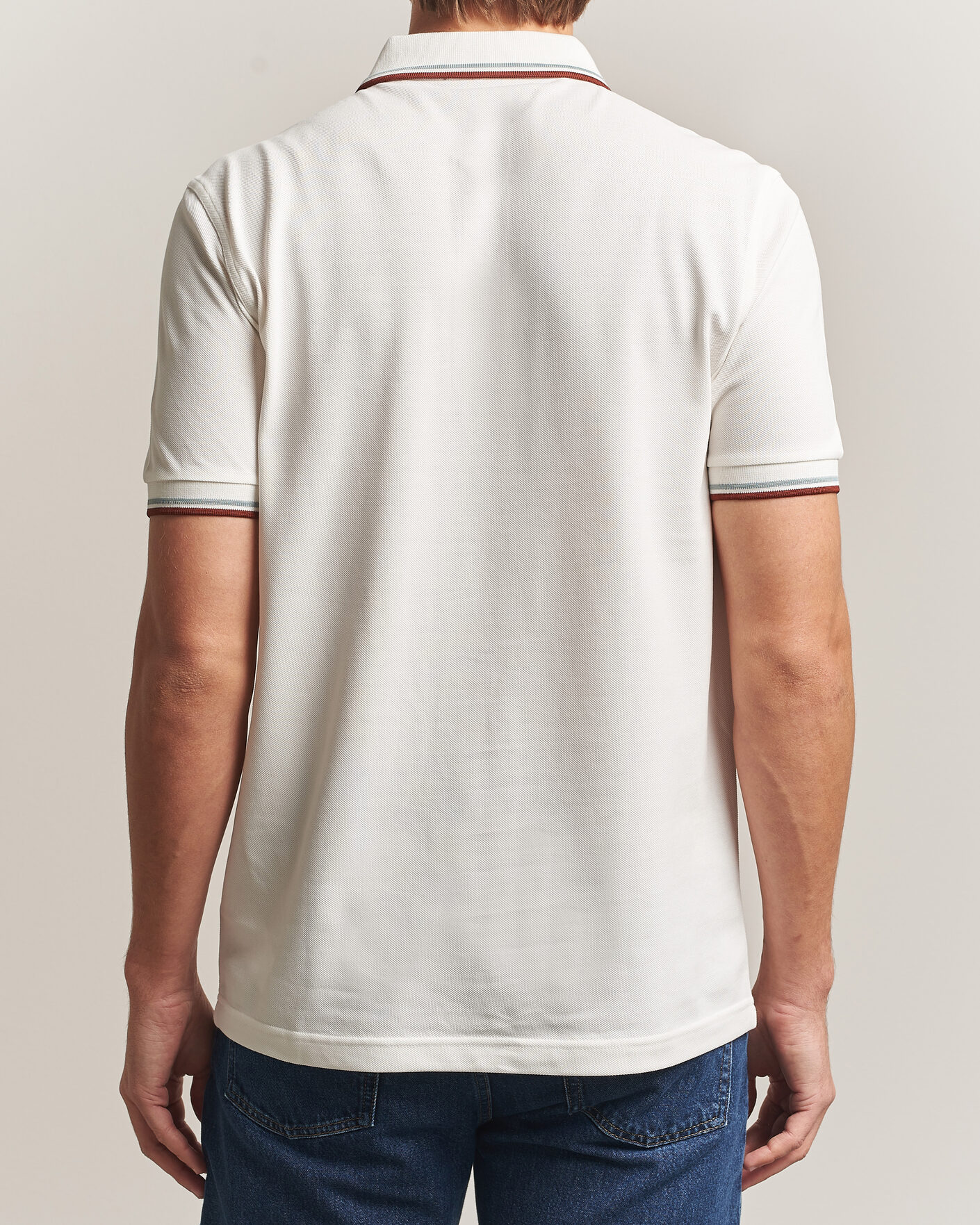 Heren | Polo's | Fred Perry | Twin Tipped Polo Shirt Ecru