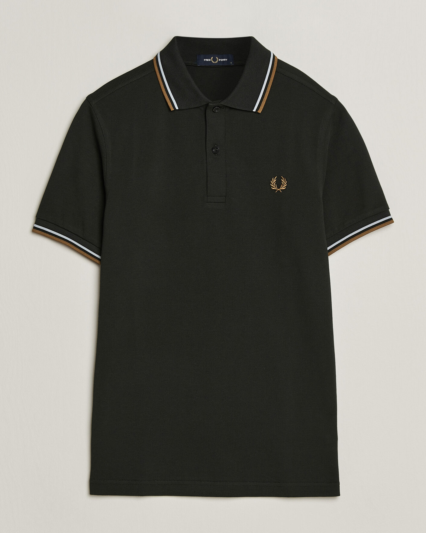 Heren | Polo's | Fred Perry | Twin Tipped Polo Shirt Night Green