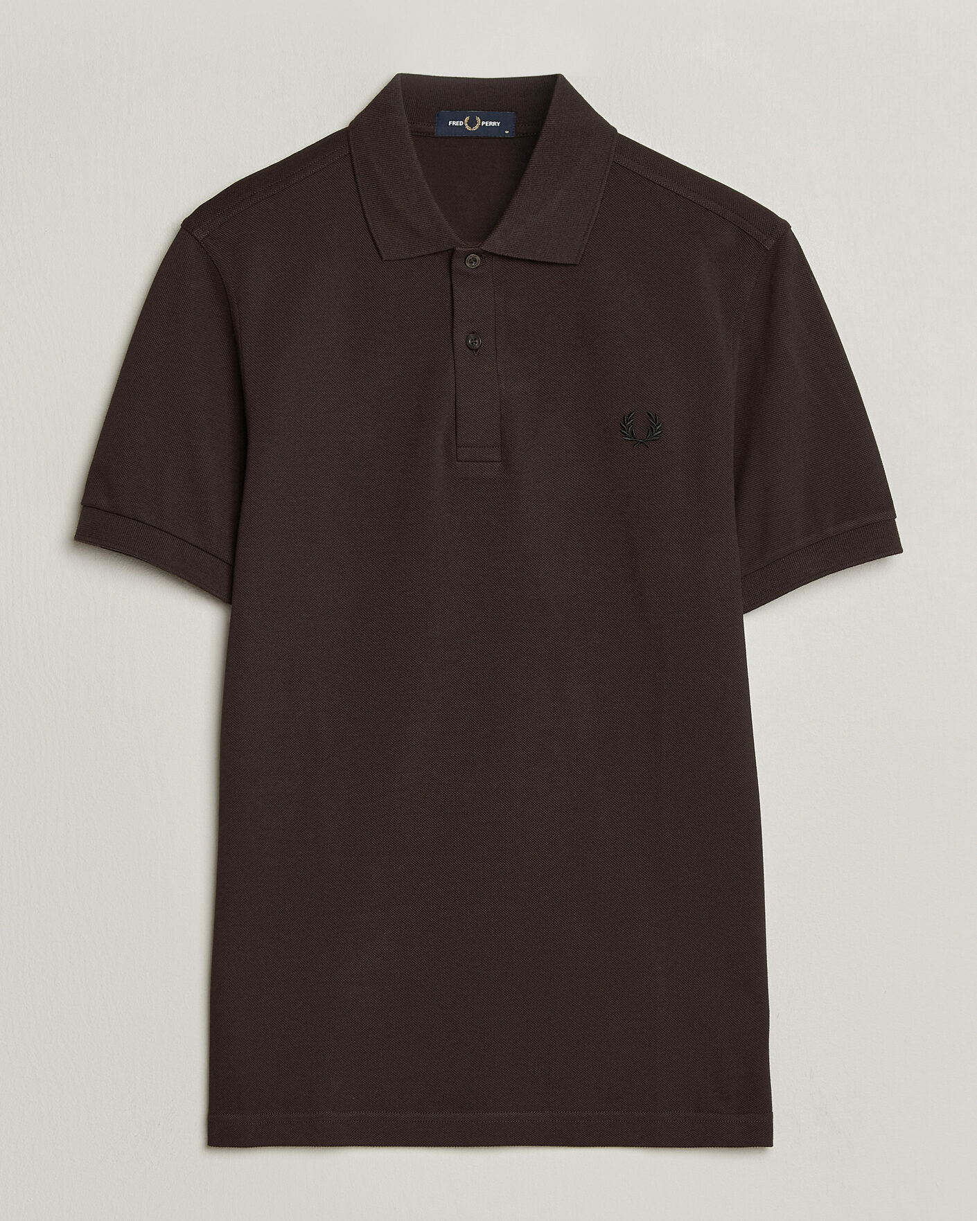 Homme | Polos | Fred Perry | Plain Polo Shirt Night Rich Brown