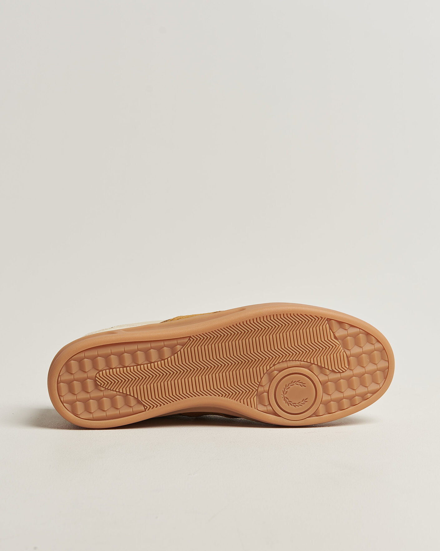 Heren | Sneakers | Fred Perry | B4 Leather/Suede Sneaker Oatmeal