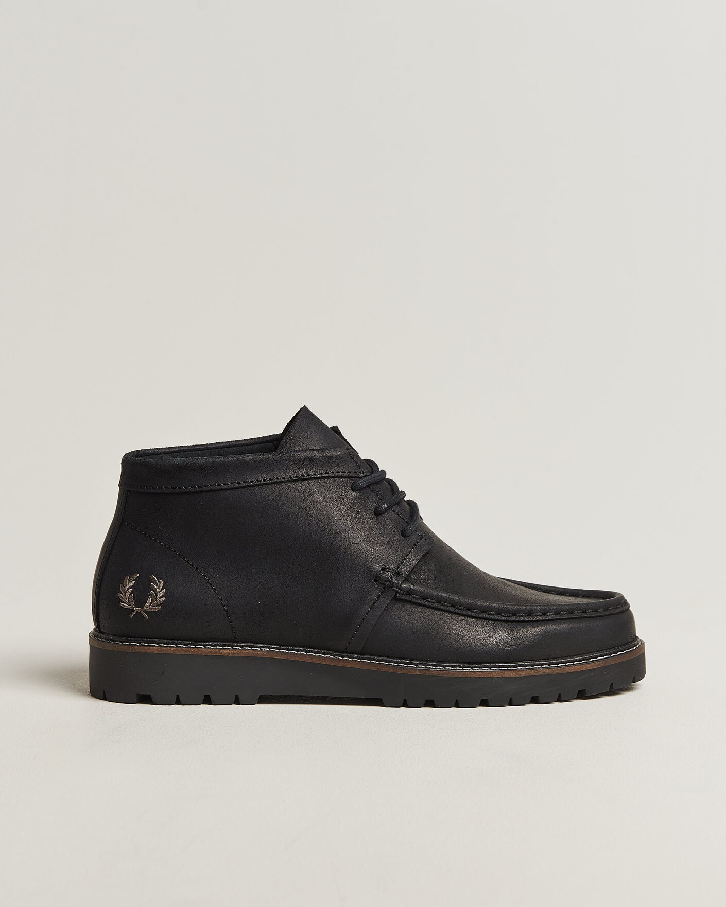 Homme | Bottes | Fred Perry | Kenney Waxed Suede Chukka Boot Black