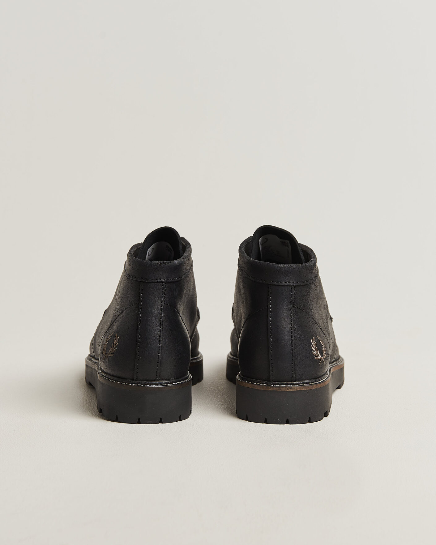 Homme | Bottes | Fred Perry | Kenney Waxed Suede Chukka Boot Black