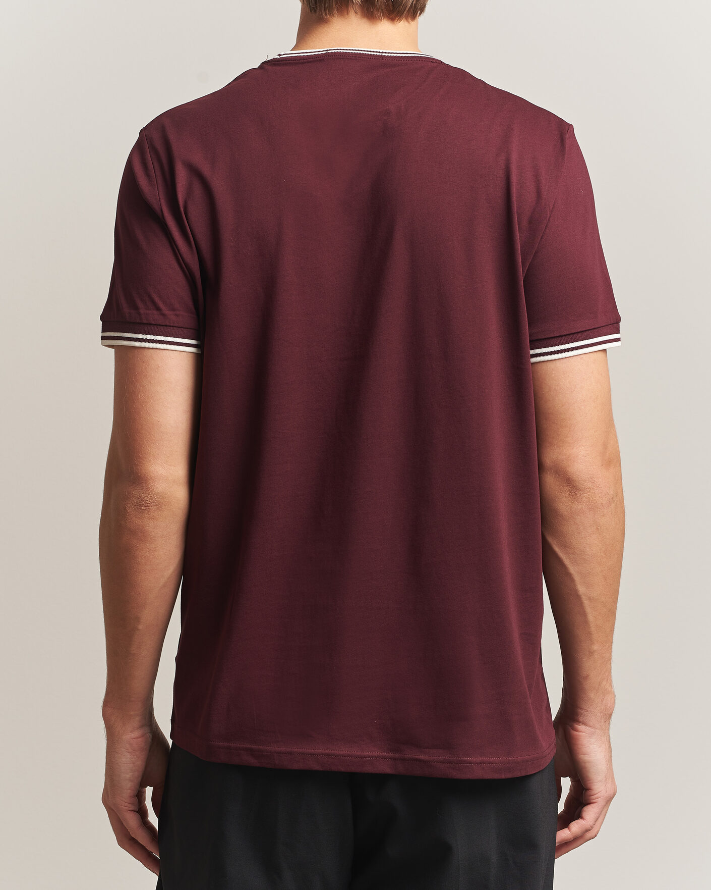 Heren | T-shirts | Fred Perry | Twin Tipped T-Shirt Oxblood