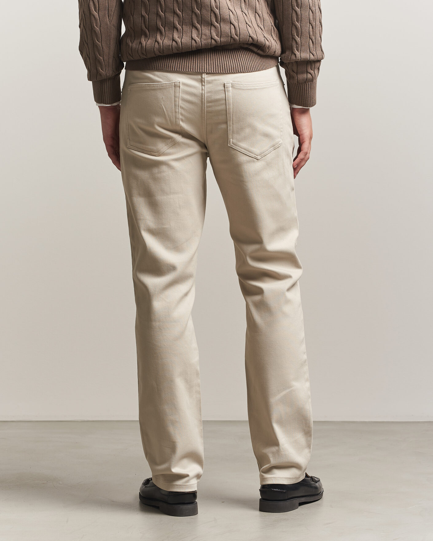 Homme | Pantalons | Gant | Regular Fit Soft Twill 5-Pocket Pants Clay Beige