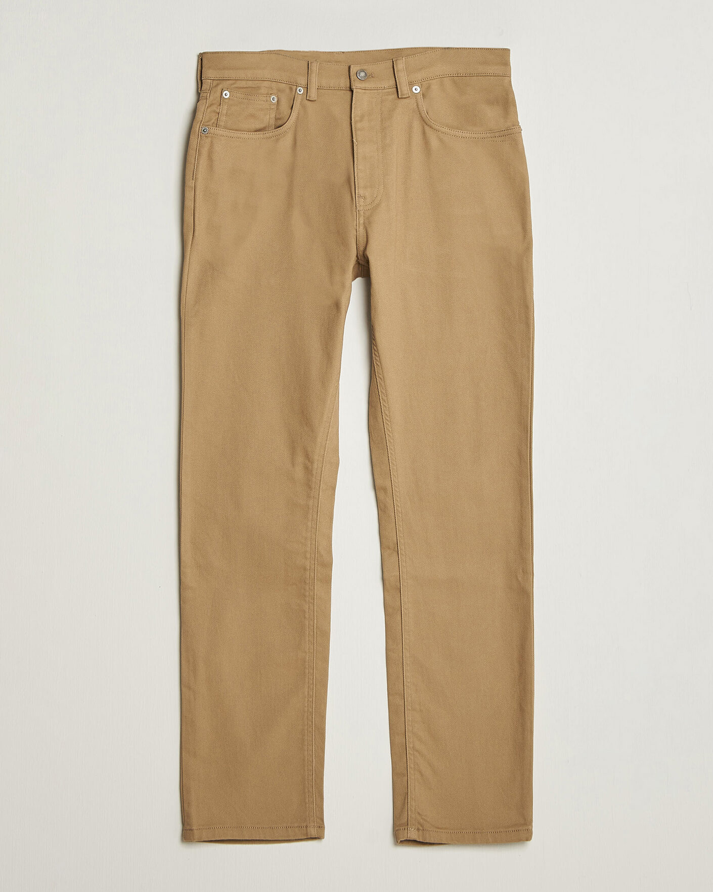 Homme | Pantalons | Gant | Regular Fit Soft Twill 5-Pocket Pants Light Taupe