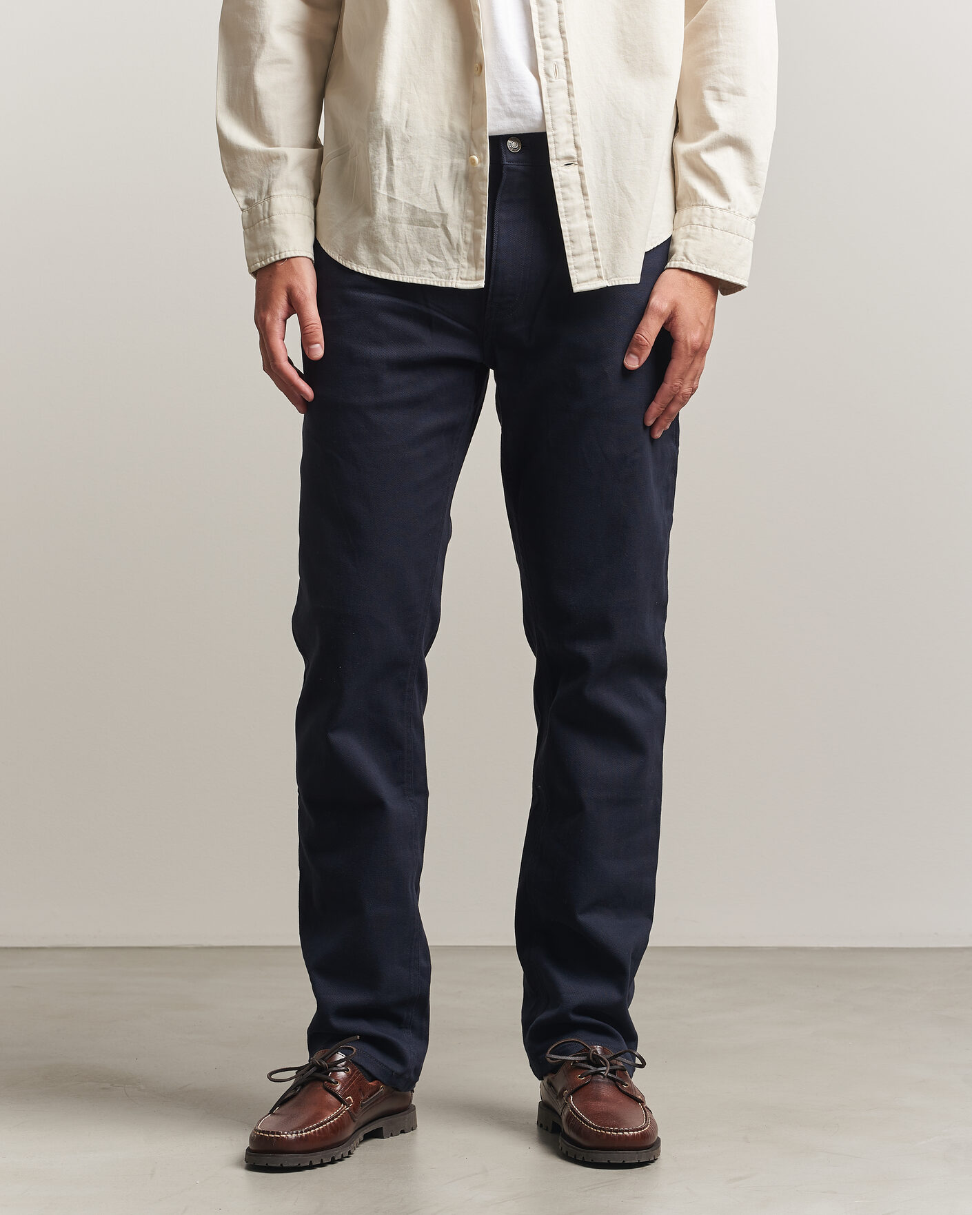 Heren | Broeken | Gant | Regular Fit Soft Twill 5-Pocket Pants Evening Blue