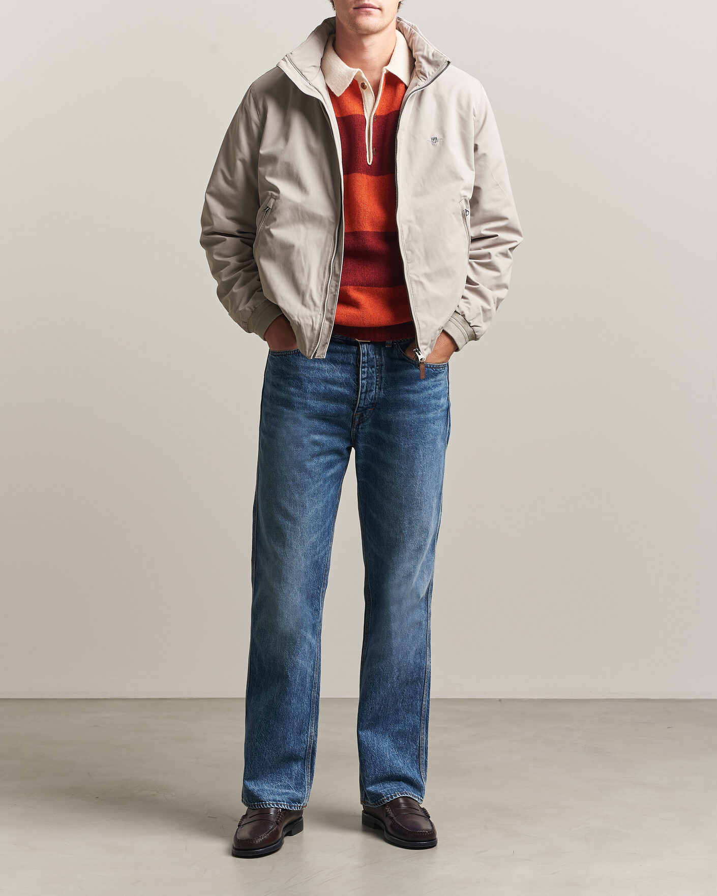 Homme | Manteaux Et Vestes | Gant | Hampshire Jacket Mist Taupe