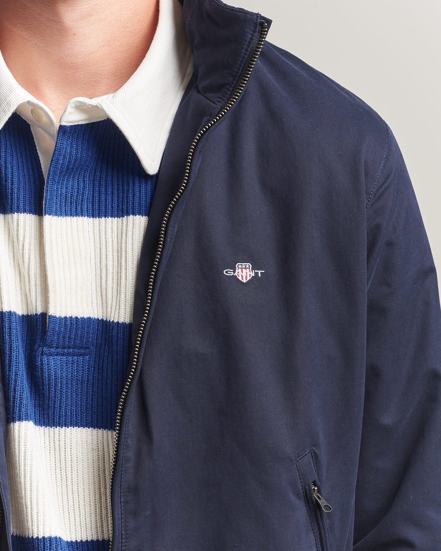 Heren | Jassen | Gant | Hampshire Jacket Evening Blue