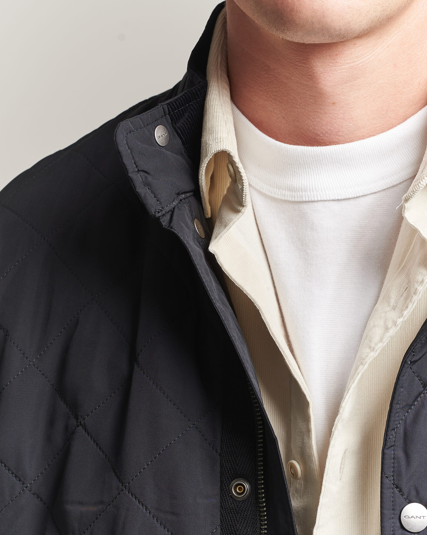 Homme | Manteaux Et Vestes | Gant | Classic Quilted Jacket Black