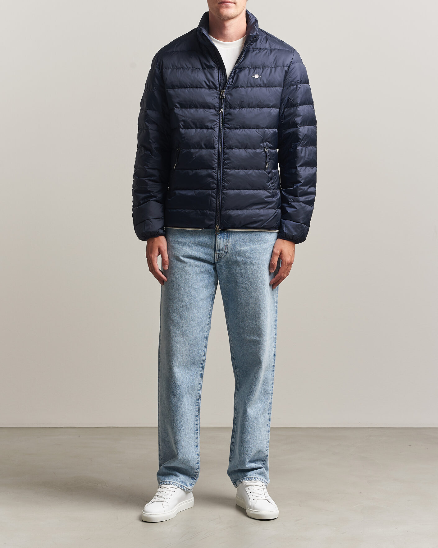 Homme | Manteaux Et Vestes | Gant | Light Down Jacket Evening Blue