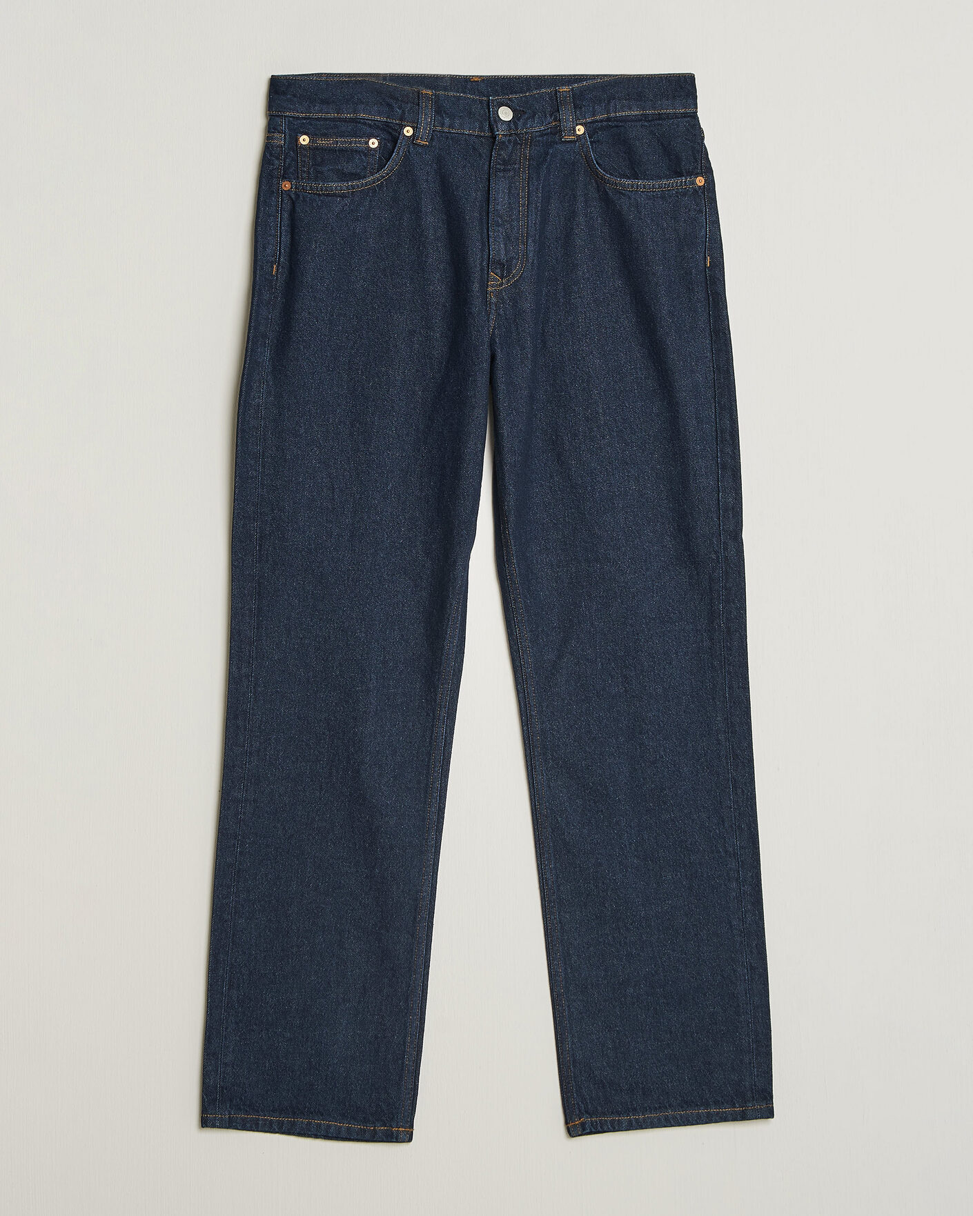 Heren | Jeans | Gant | Straight Fit Jeans Dark Blue