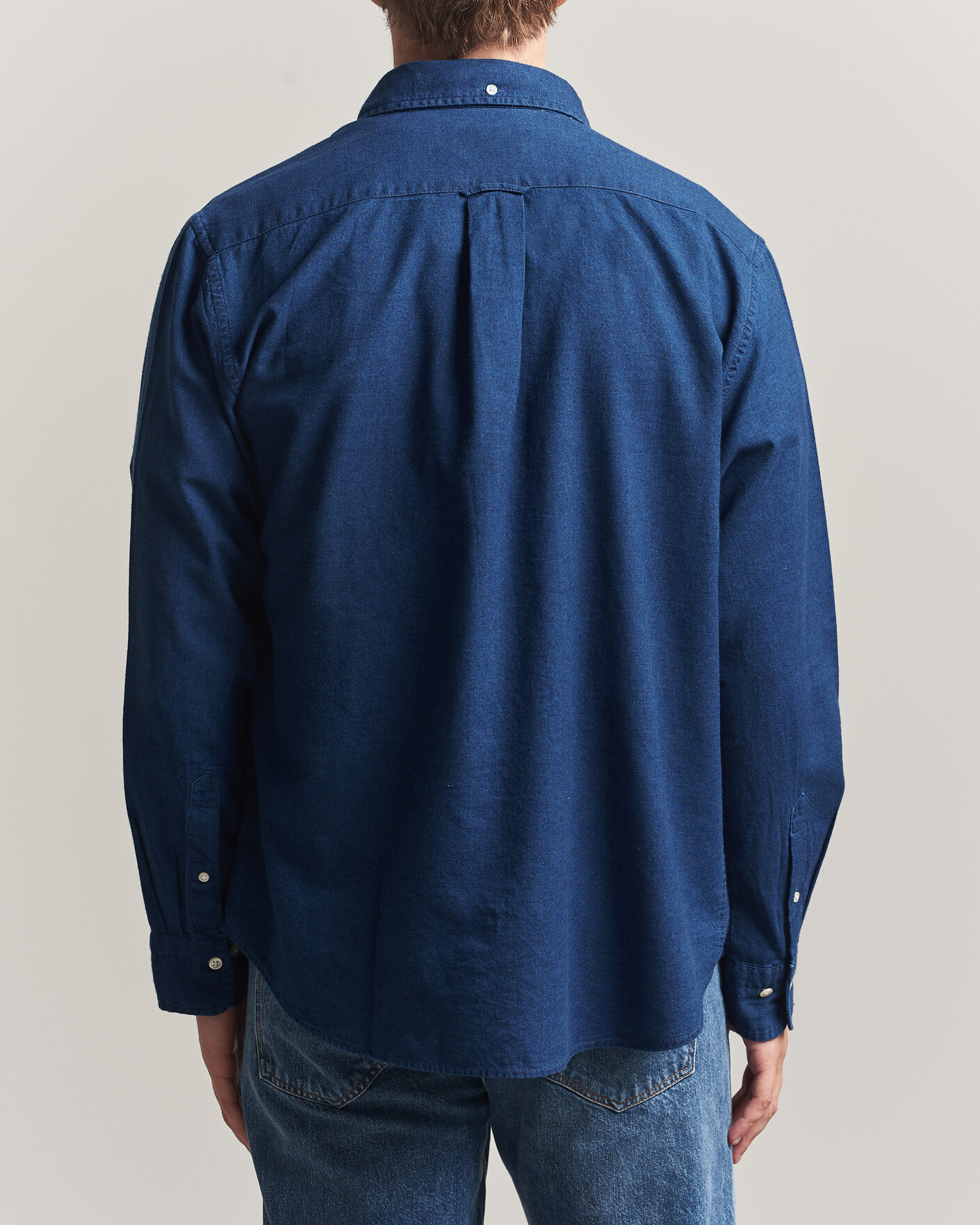 Homme | Chemises | Gant | Regular Fit Indigo Oxford Shirt Dark Blue