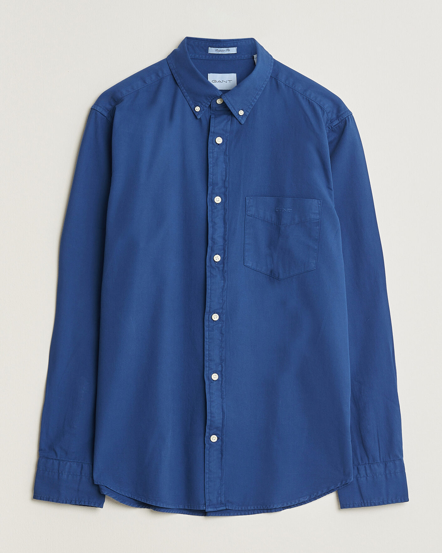 Homme | Chemises | Gant | Regular Fit Garment Dyed Twill Shirt Crisp Blue