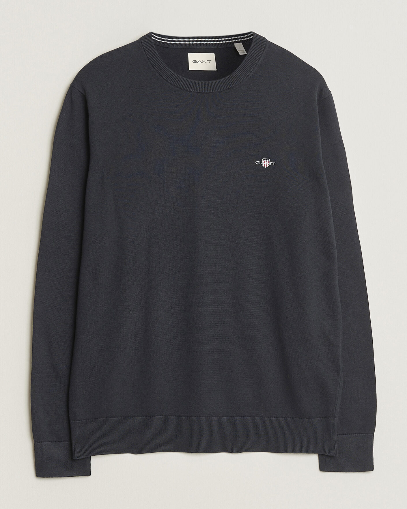 Homme | Pulls Et Tricots | Gant | Classic Cotton Crew Neck Black