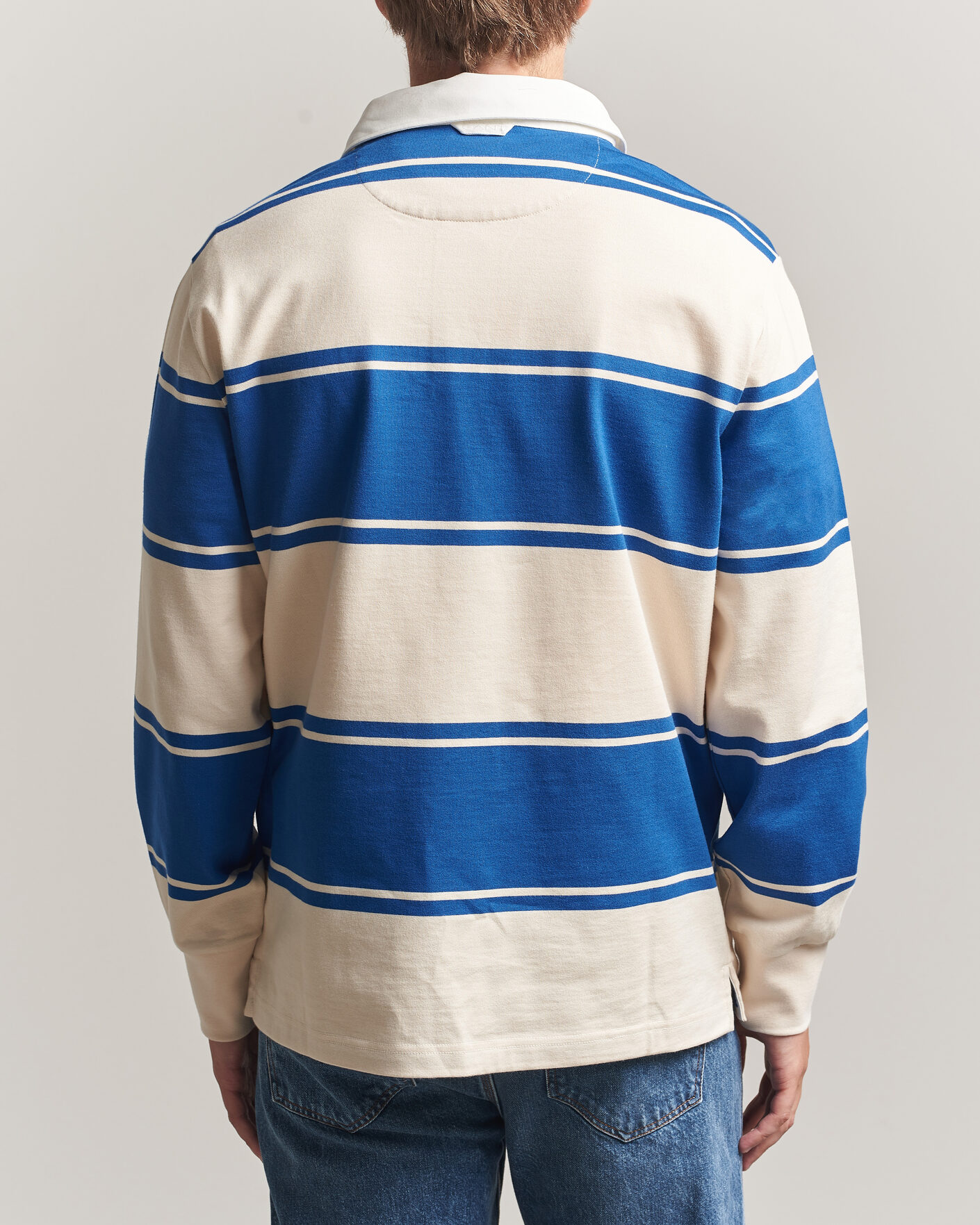 Homme | Pulls Et Tricots | Gant | Striped Rugger Nautical Blue