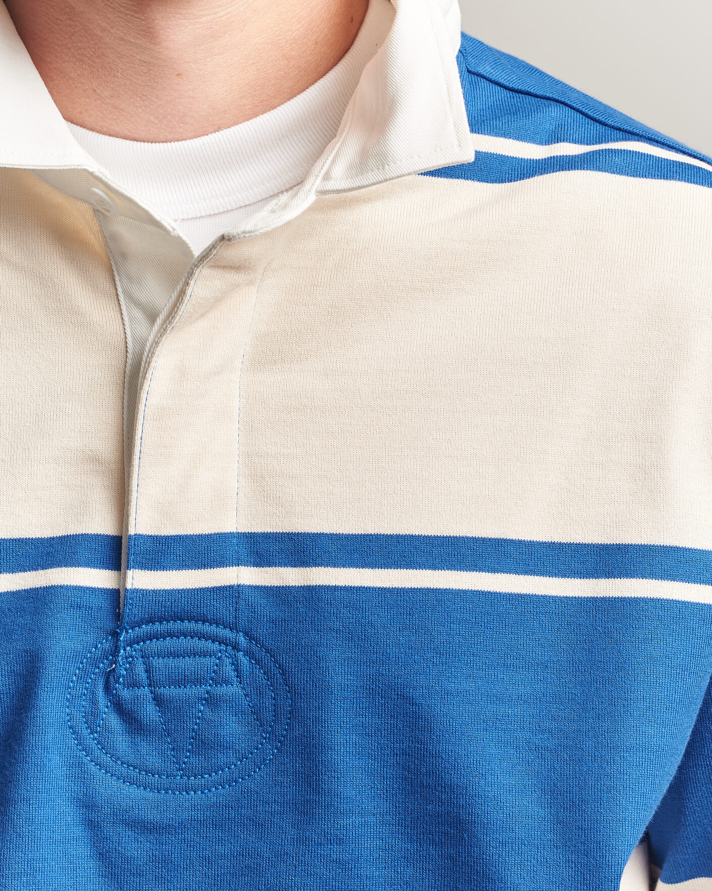 Homme | Pulls Et Tricots | Gant | Striped Rugger Nautical Blue