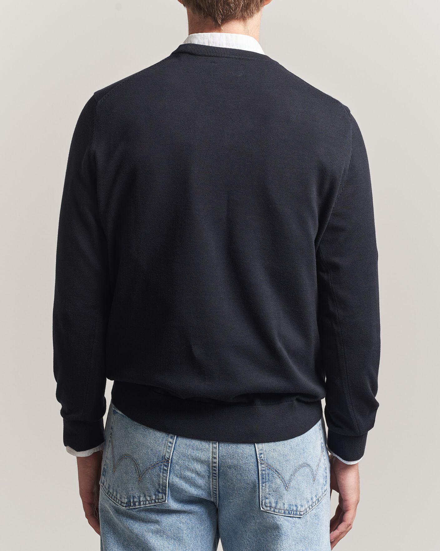 Homme | Pulls Et Tricots | Gant | Classic Cotton V-Neck Black