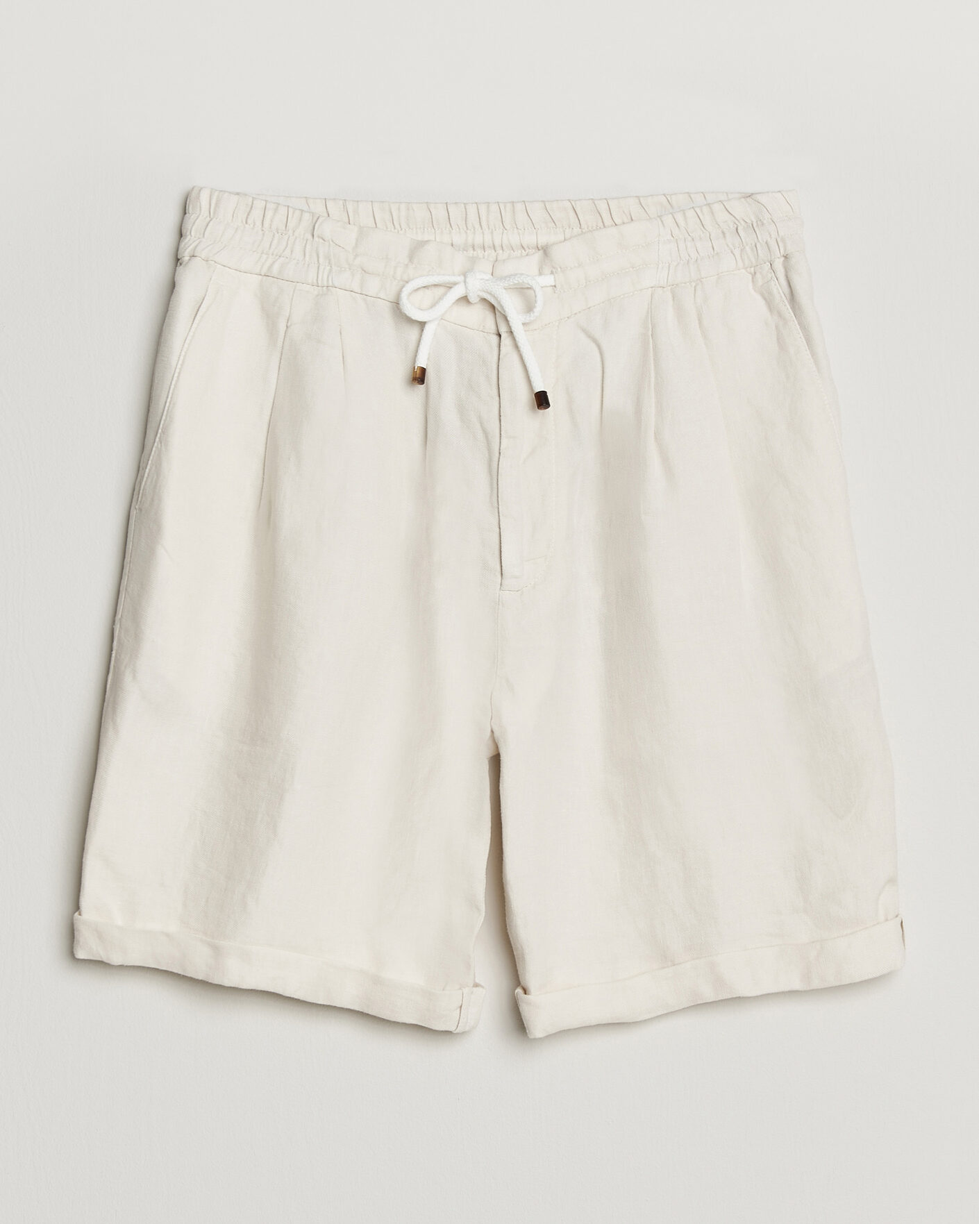 Homme | Shorts | Brunello Cucinelli | Drawstring Shorts Off White