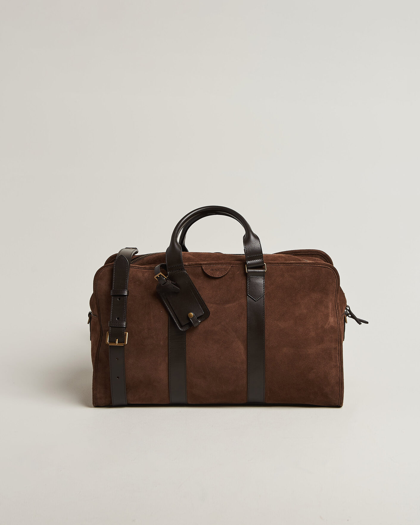 Heren | Tassen | Gant | Suede Duffle Bag Soil Brown