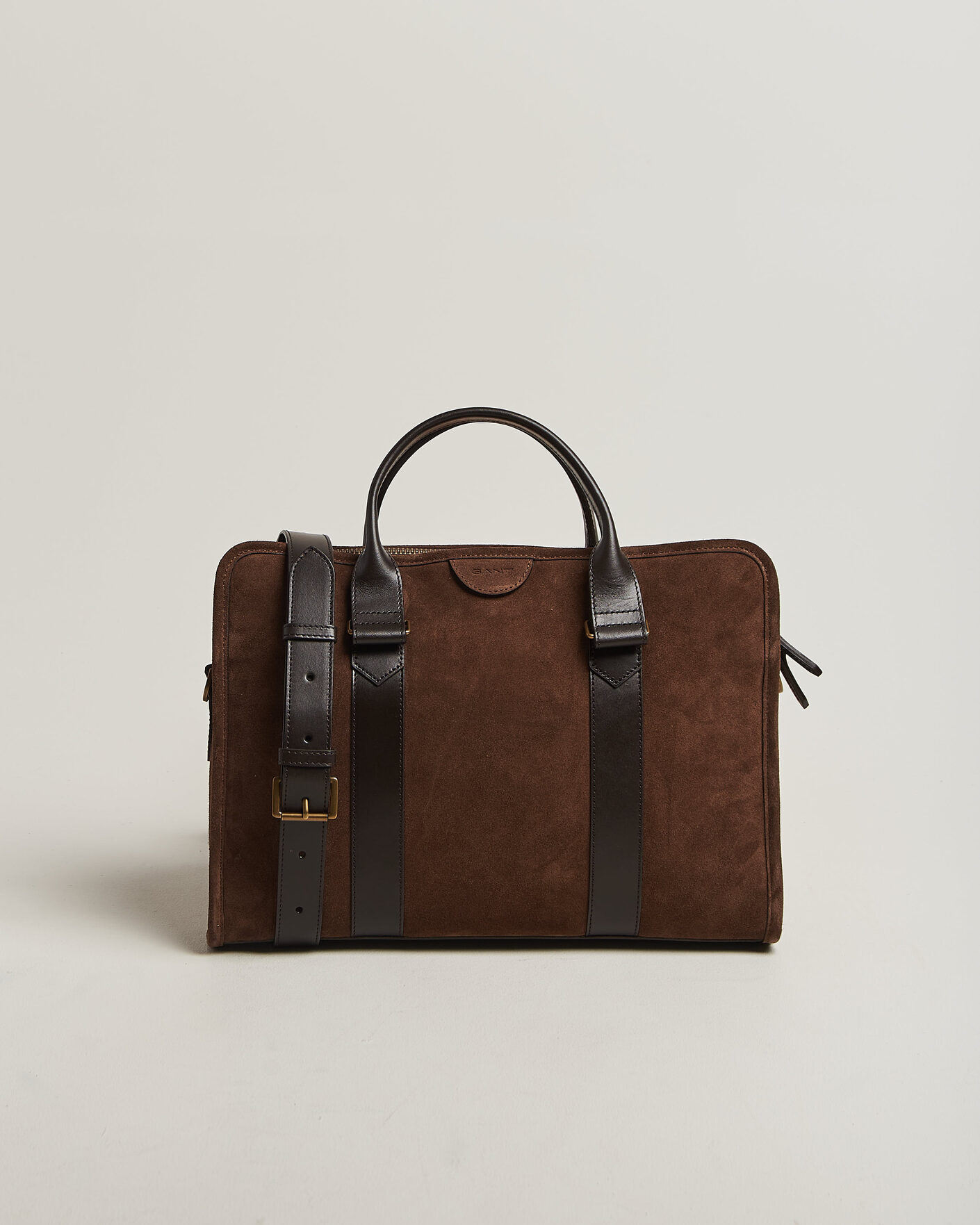 Heren | Tassen | Gant | Suede Commuter Bag Soil Brown
