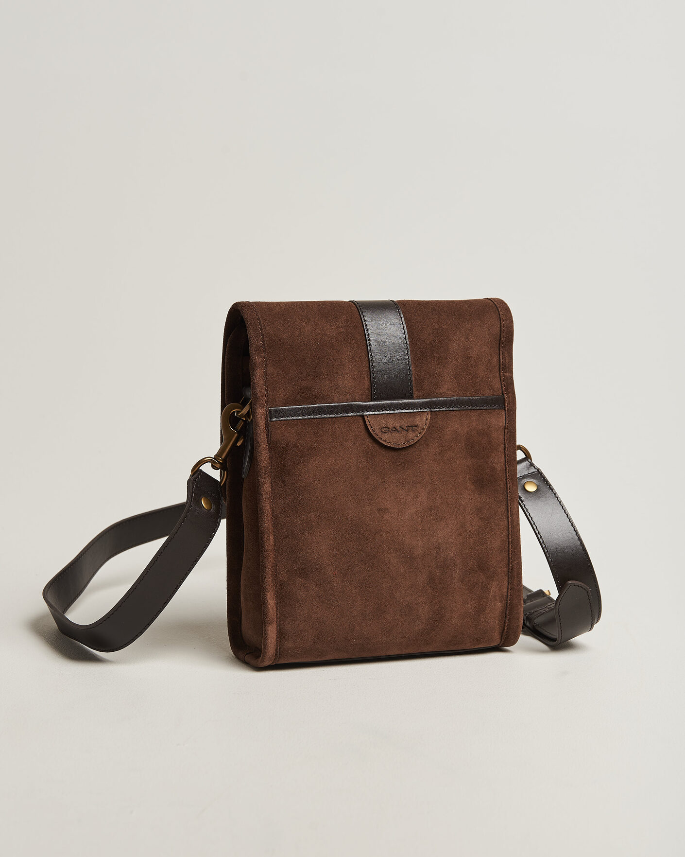 Homme | Sacs | Gant | Suede Shoulder Bag Soil Brown