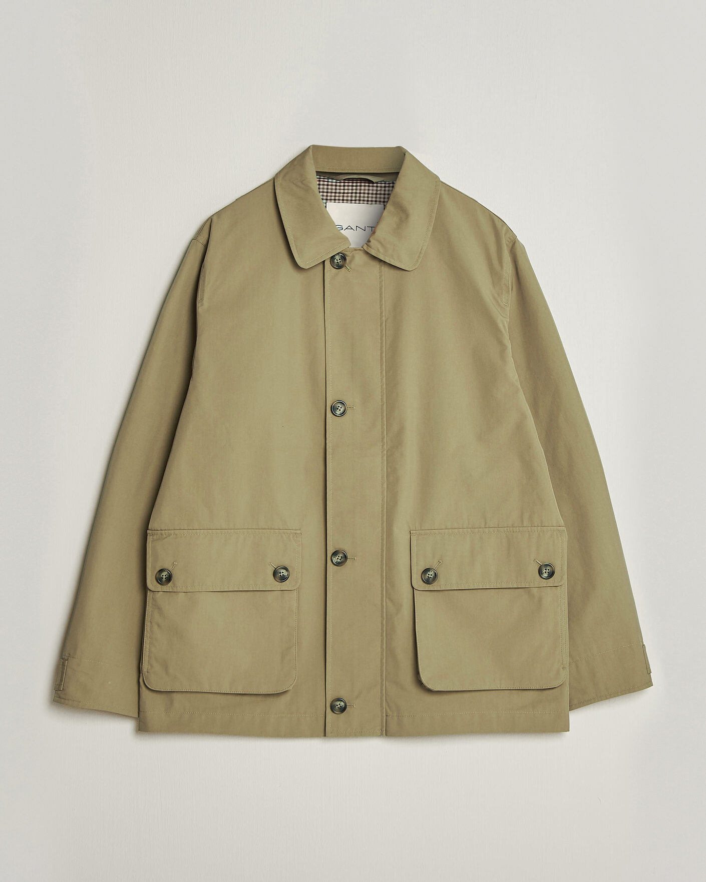 Heren | Jassen | Gant | Cotton Barn Jacket Light Taupe