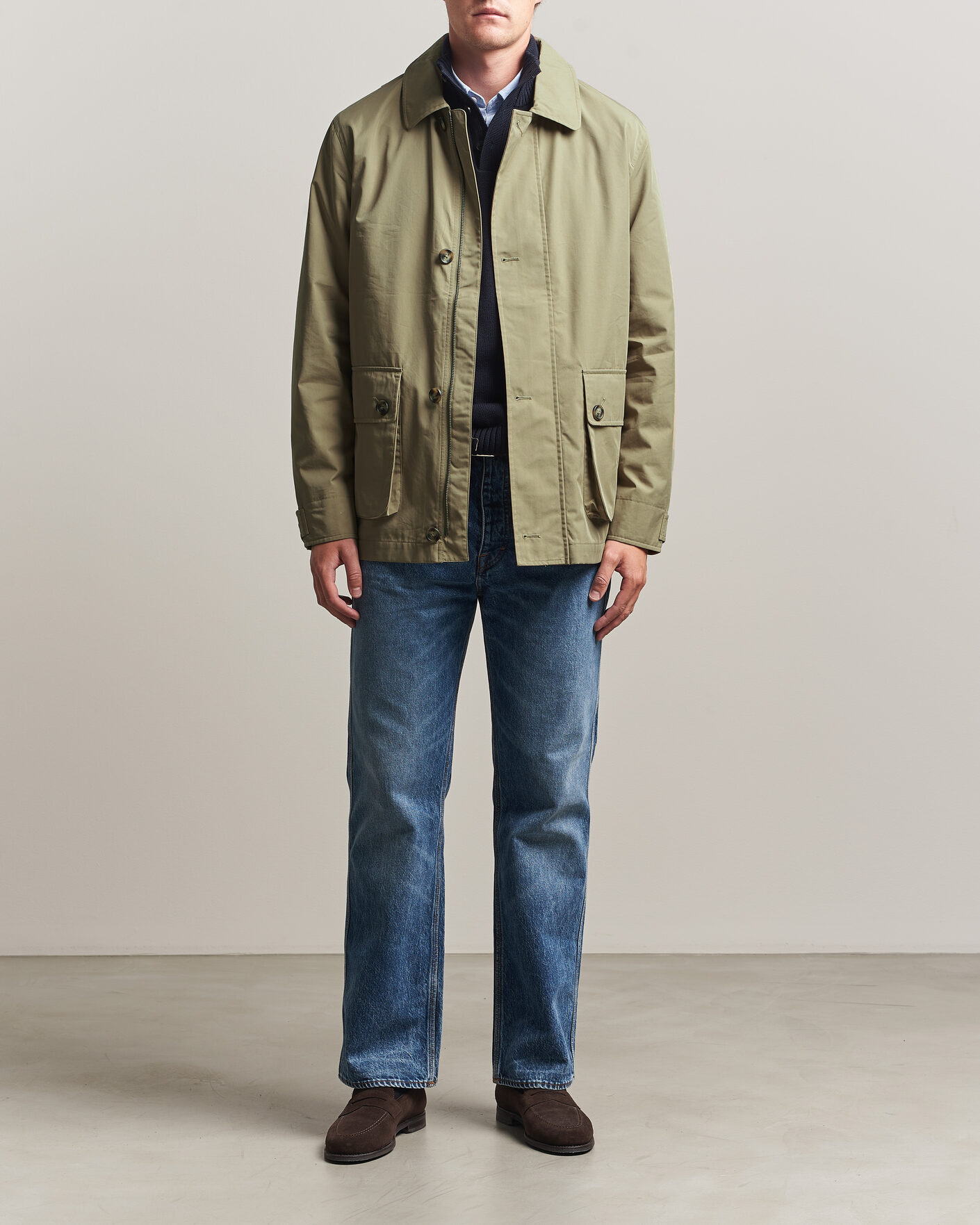 Homme | Manteaux Et Vestes | Gant | Cotton Barn Jacket Light Taupe