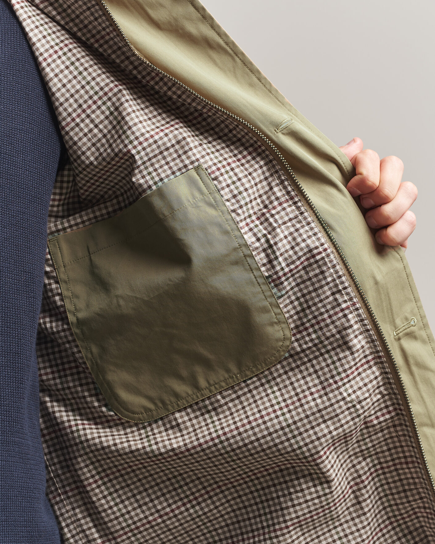 Homme | Manteaux Et Vestes | Gant | Cotton Barn Jacket Light Taupe