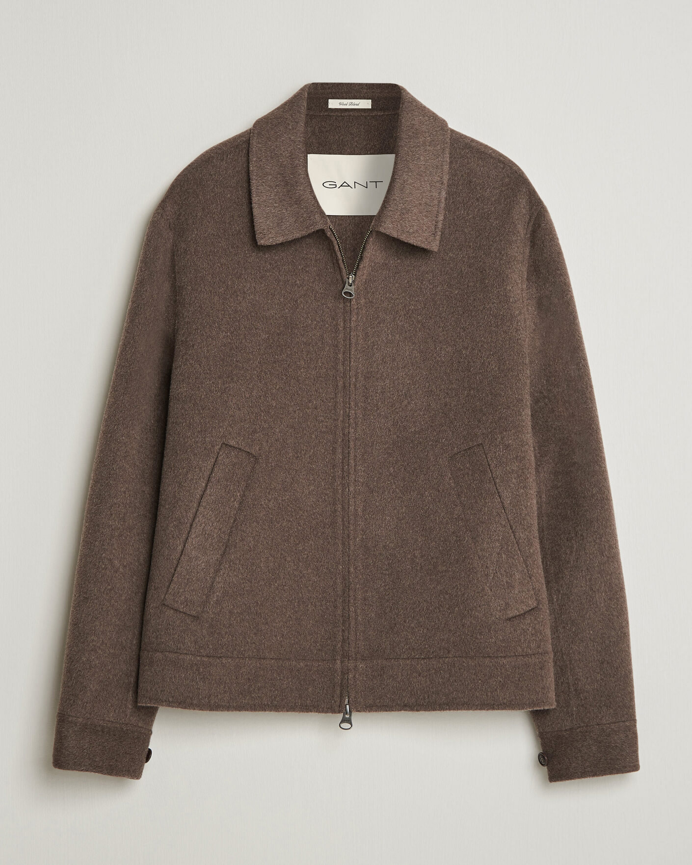 Heren | Jassen | Gant | Handstitched Wool/Cashmere Jacket Shadow Brown
