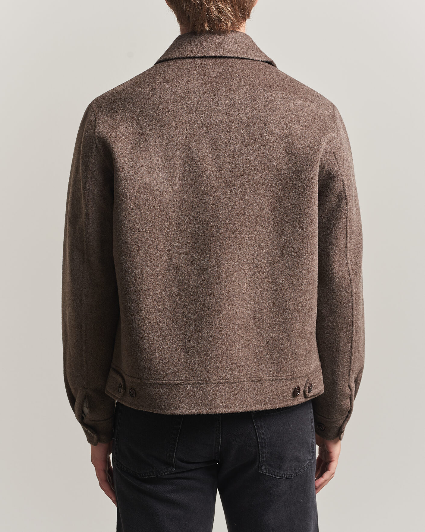 Heren | Jassen | Gant | Handstitched Wool/Cashmere Jacket Shadow Brown