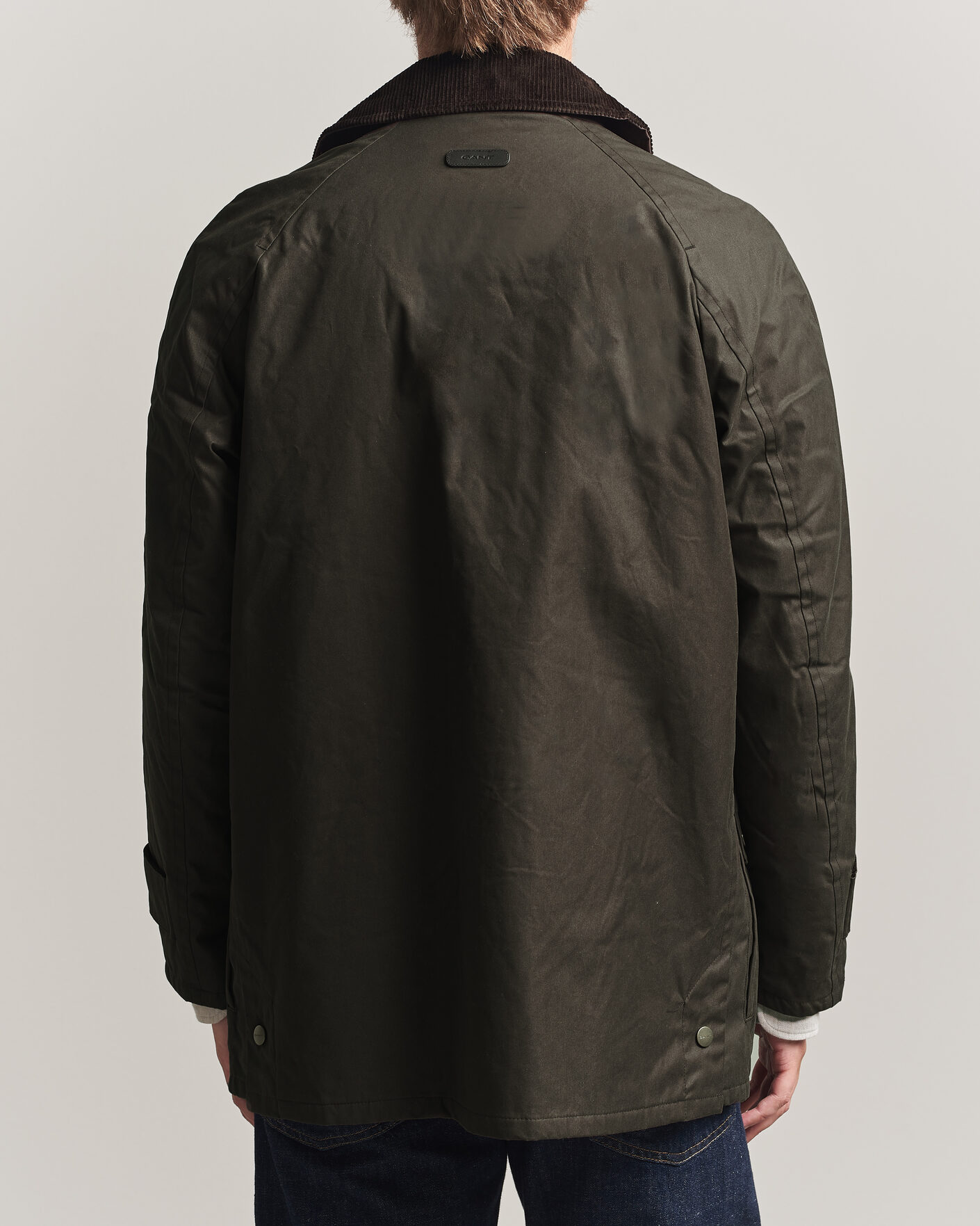 Heren | Jassen | Gant | Waxed Barn Jacket Black Brown