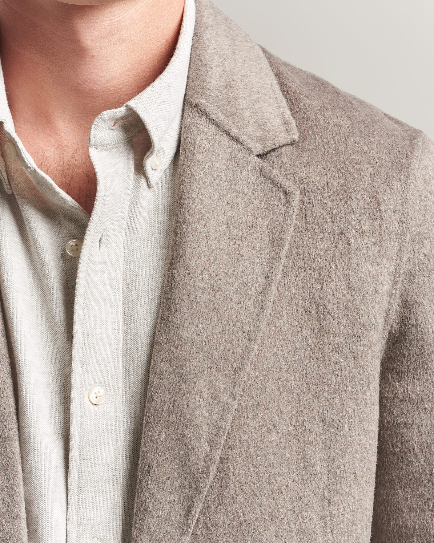 Heren | Blazers | Gant | Handstitched Unlined Blazer Mist Taupe