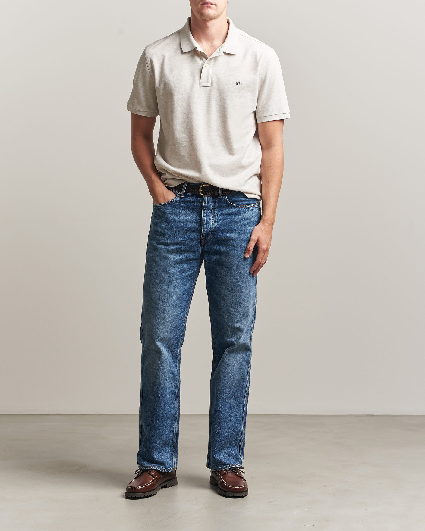 Heren | Polo's | Gant | The Original Polo Glacier Melange